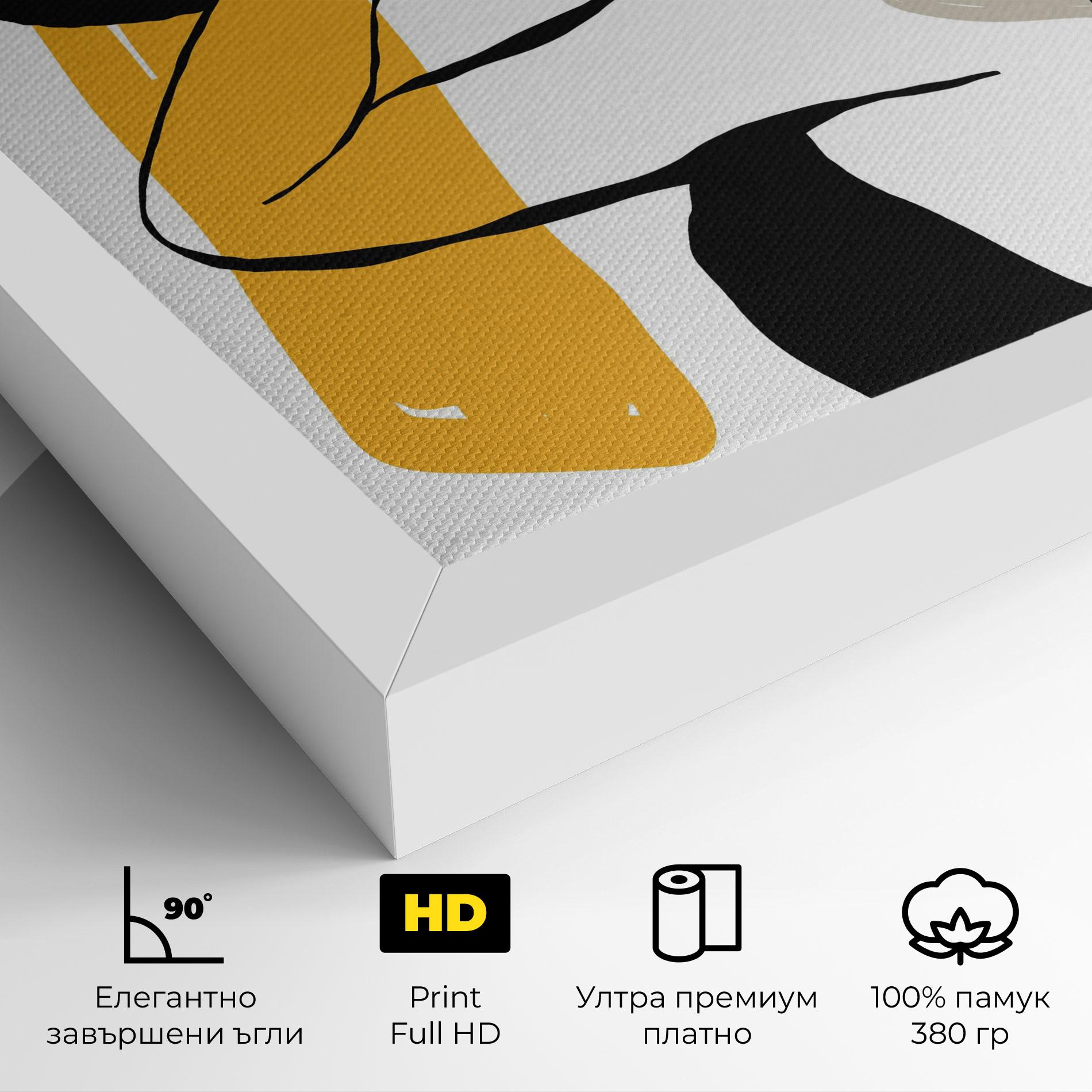 Картина на платно Big Earring mockup 4