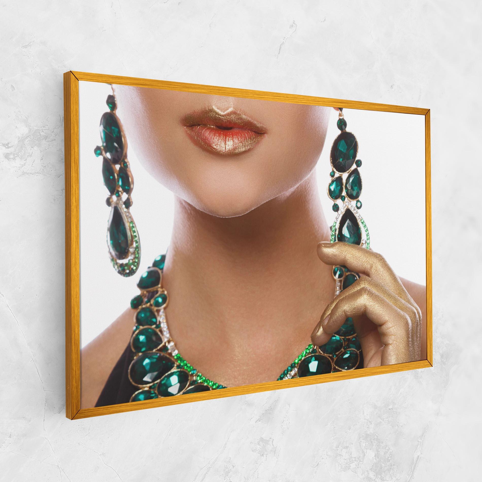 Картина на платно Green Accessory mockup 1