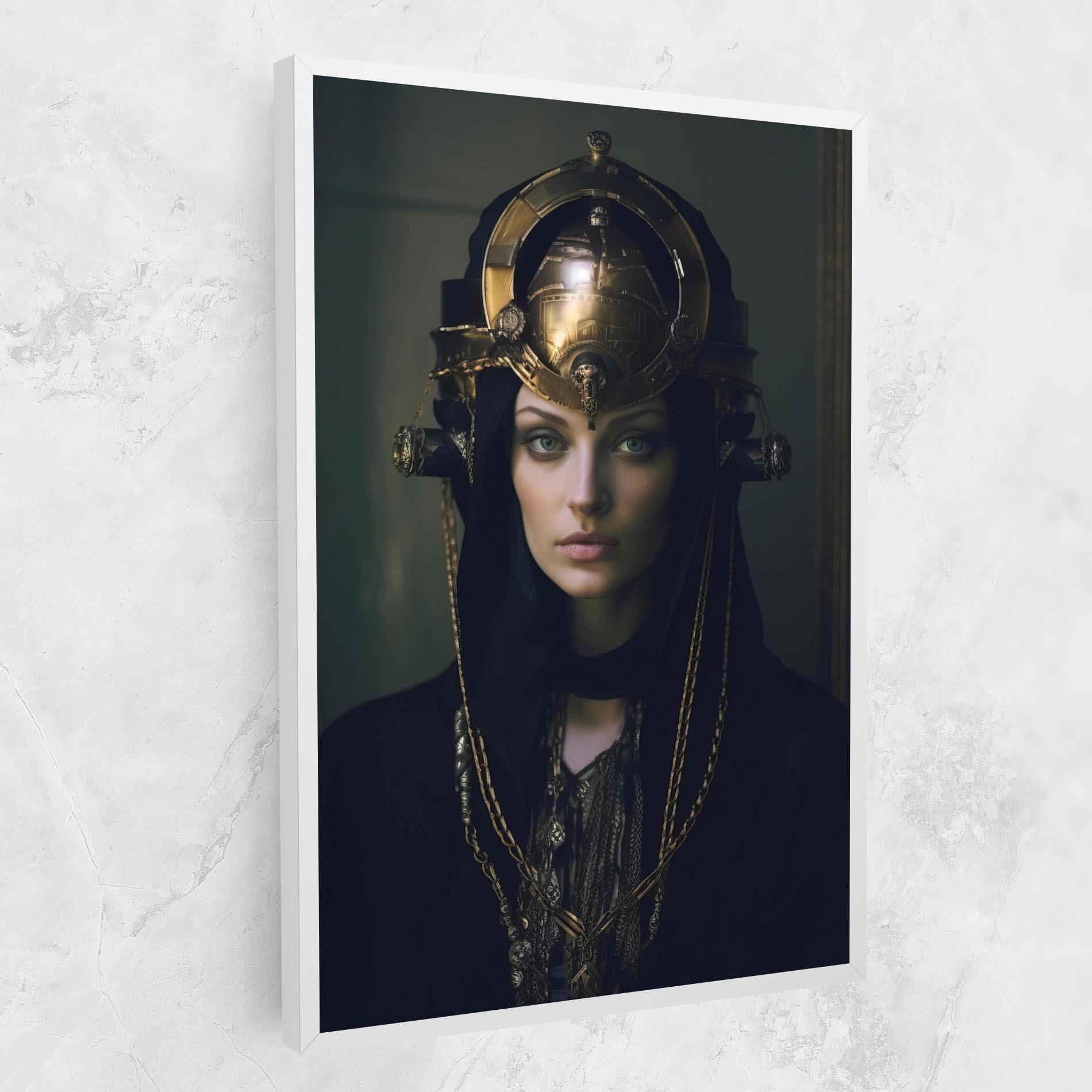 Картина на платно Gold Headpiece mockup 1