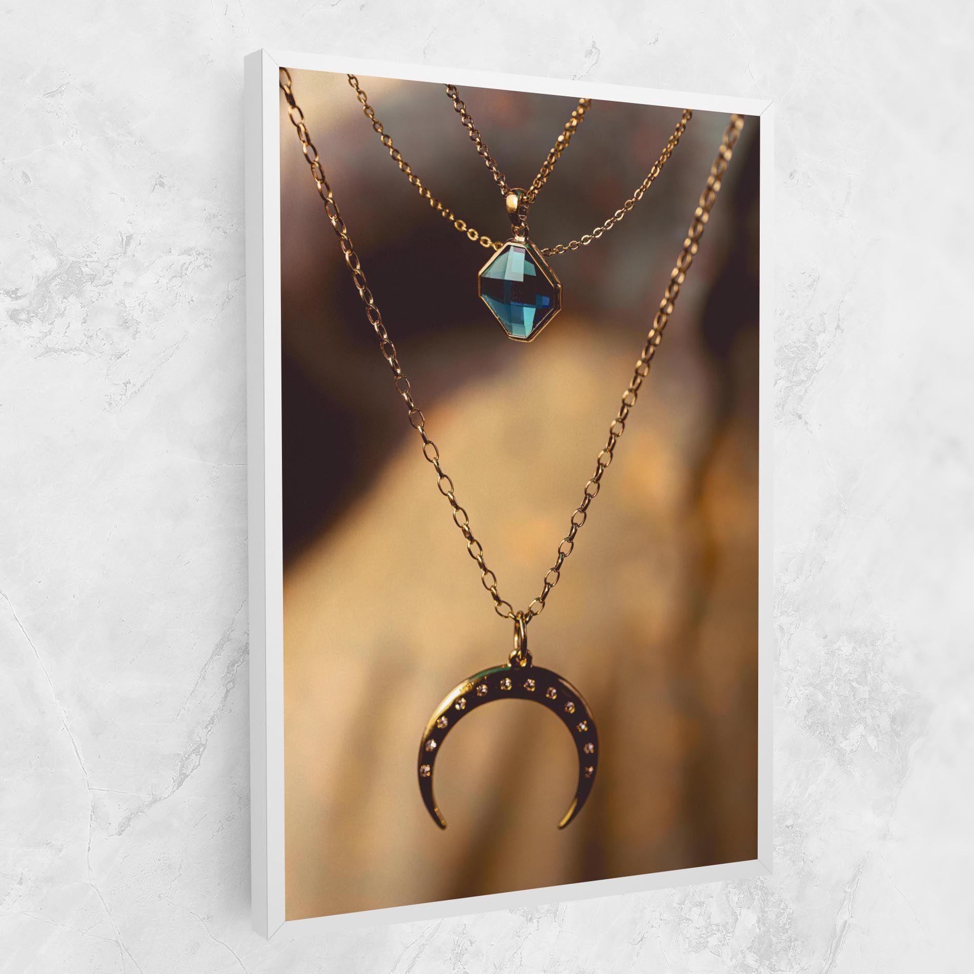 Moon Blue Necklace mockup 1
