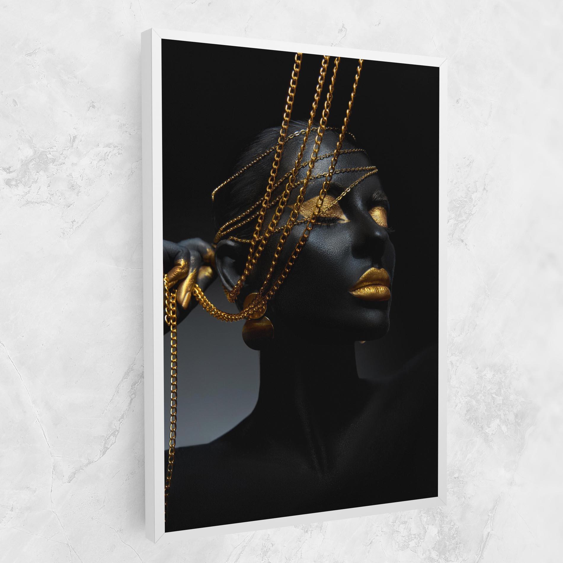 Картина на платно Pretty Gold Chain mockup 1