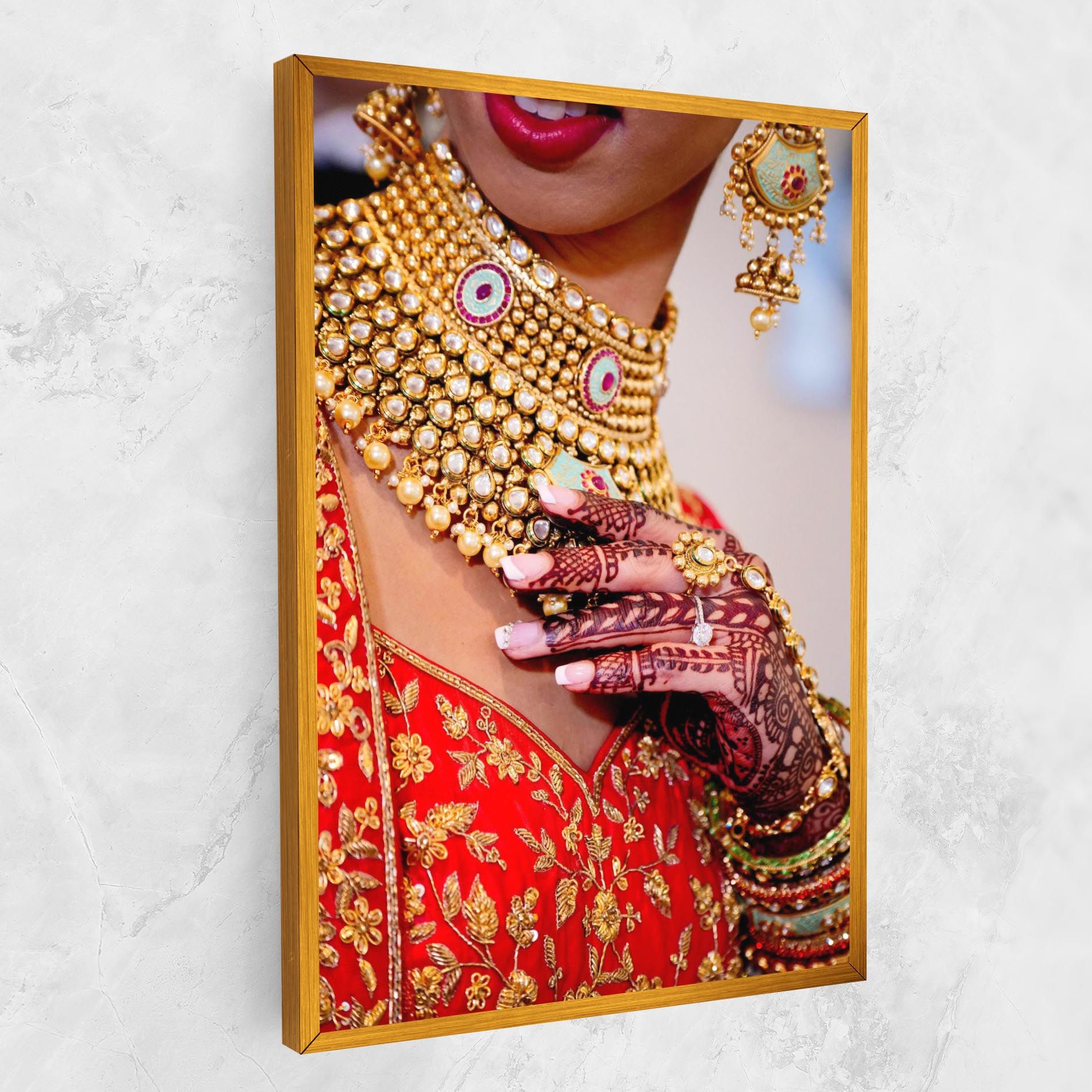 Gold Beautiful Jewelry mockup 1