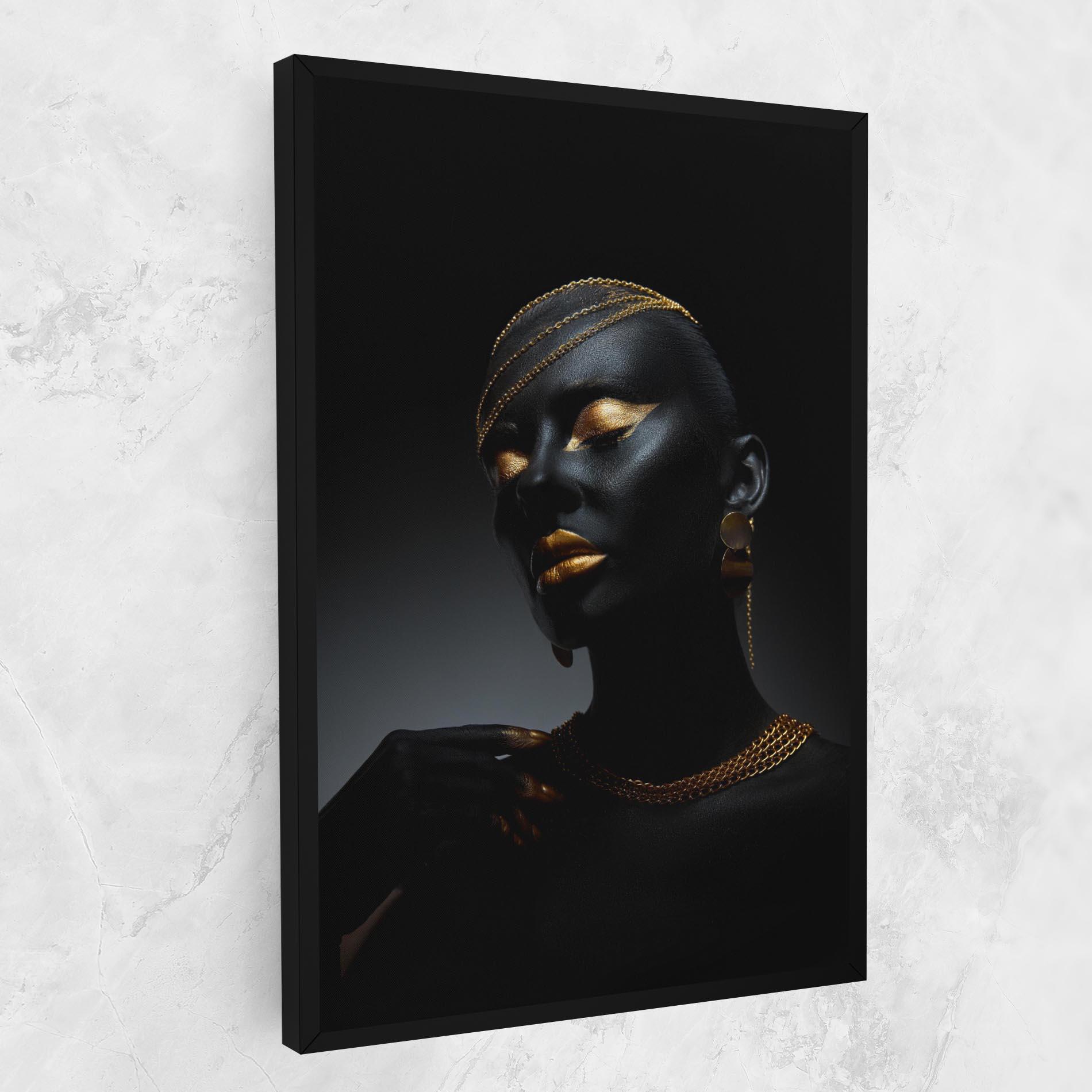Картина на платно Beauty Gold mockup 1
