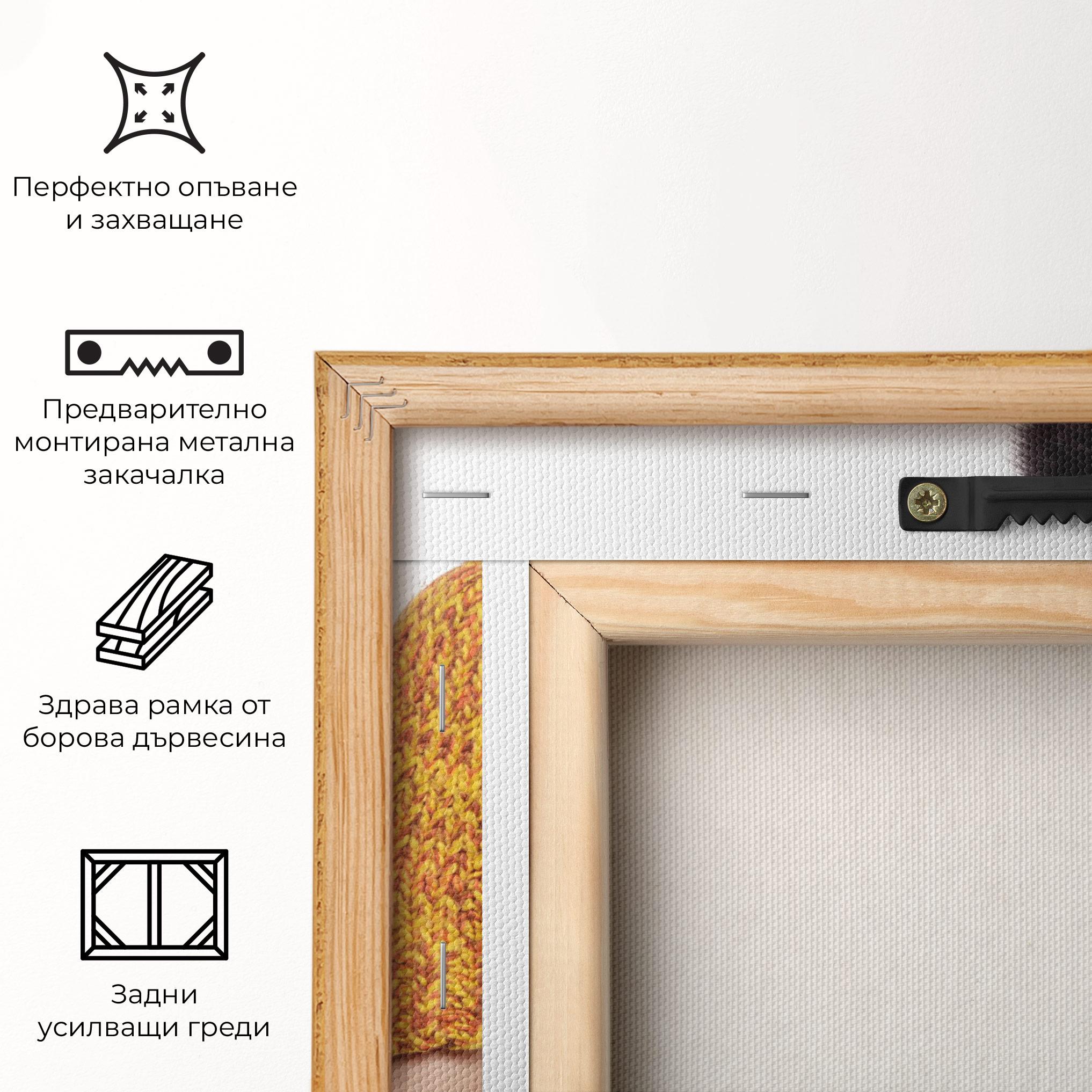 Картина на платно Gold Accessories mockup 5