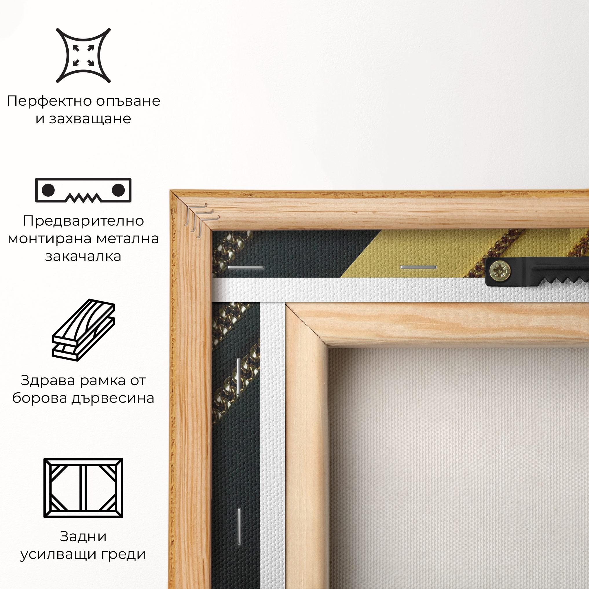 Картина на платно Gun Neckace mockup 5