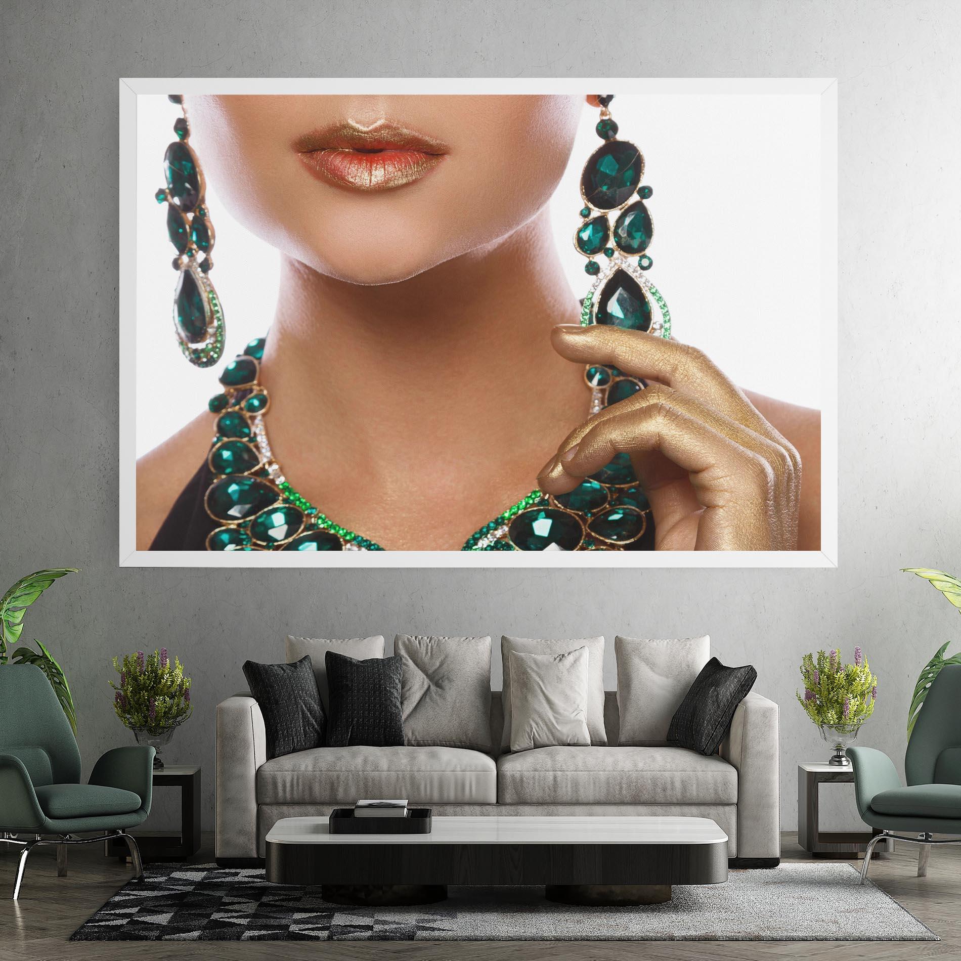 Картина на платно Green Accessory mockup 7