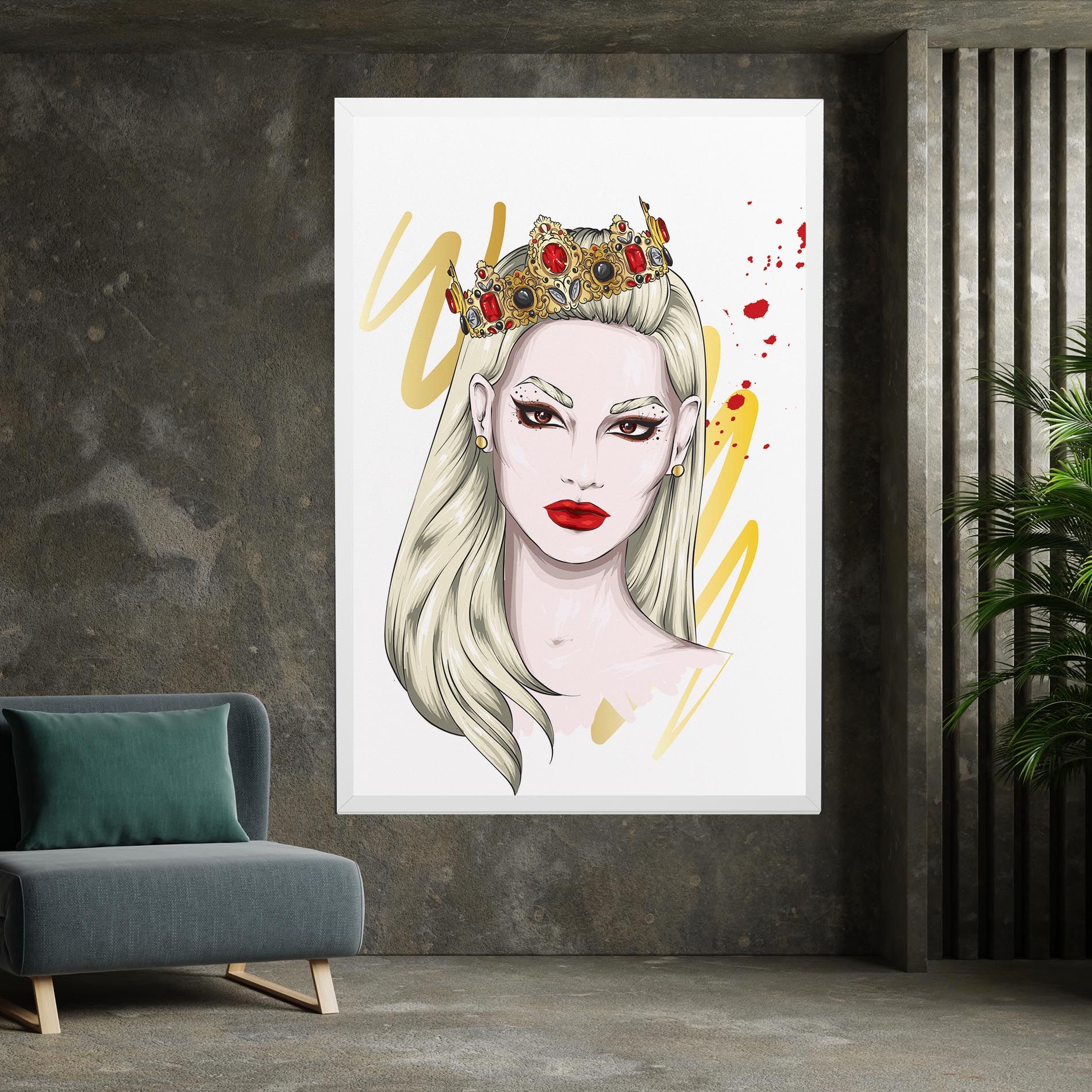 Gold Crown Woman mockup 7