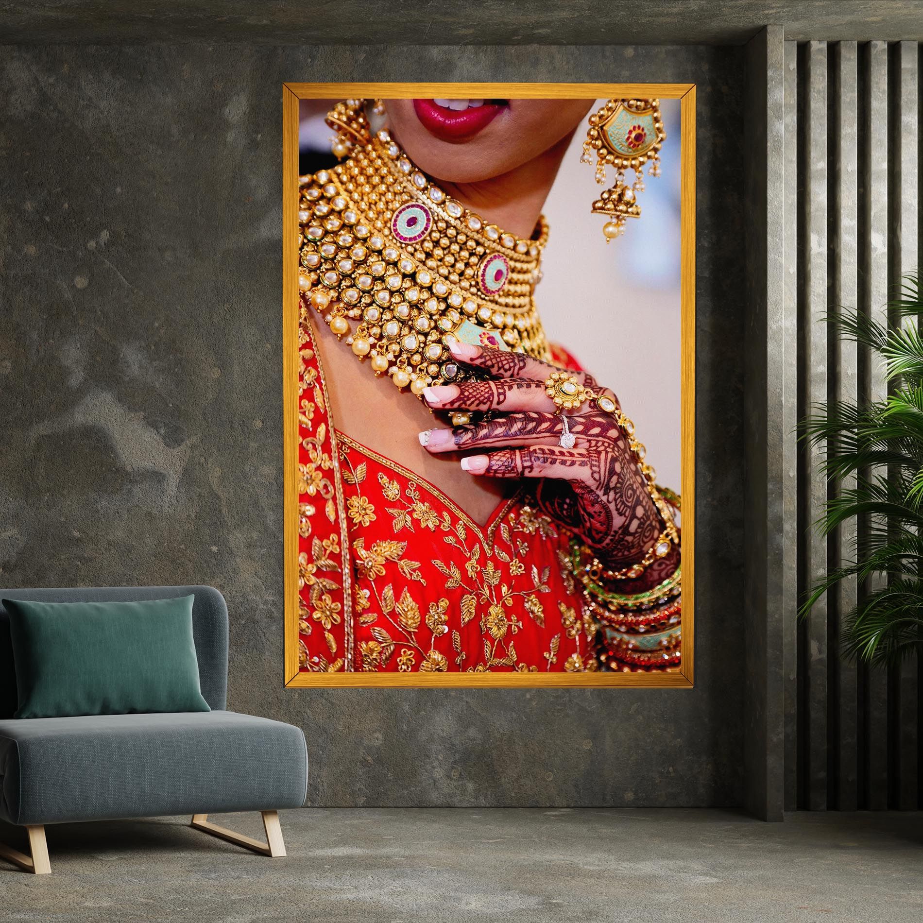 Gold Beautiful Jewelry mockup 7