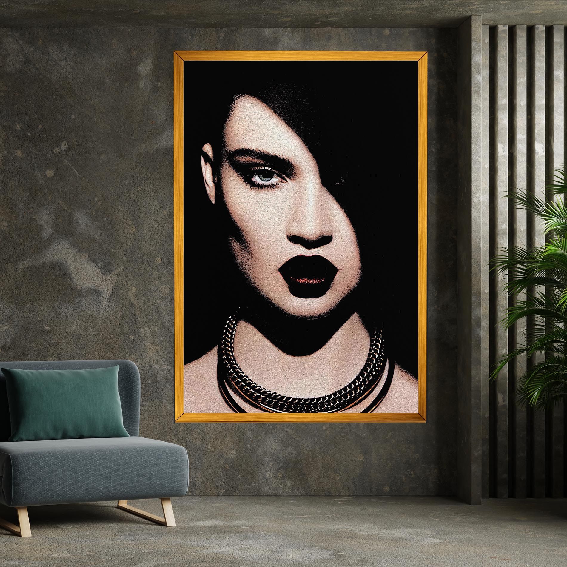 Gold Necklace mockup 7