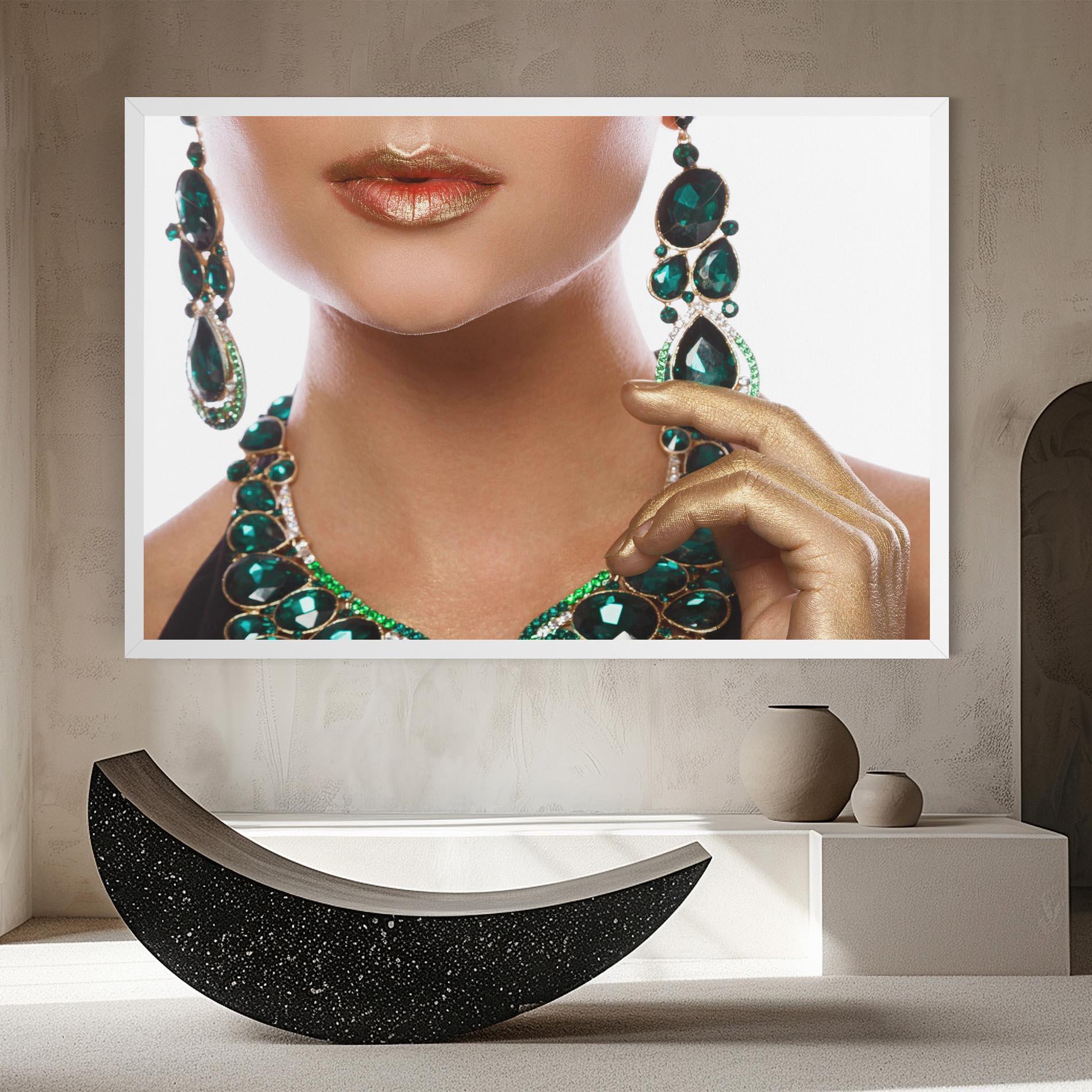 Картина на платно Green Accessory mockup 8