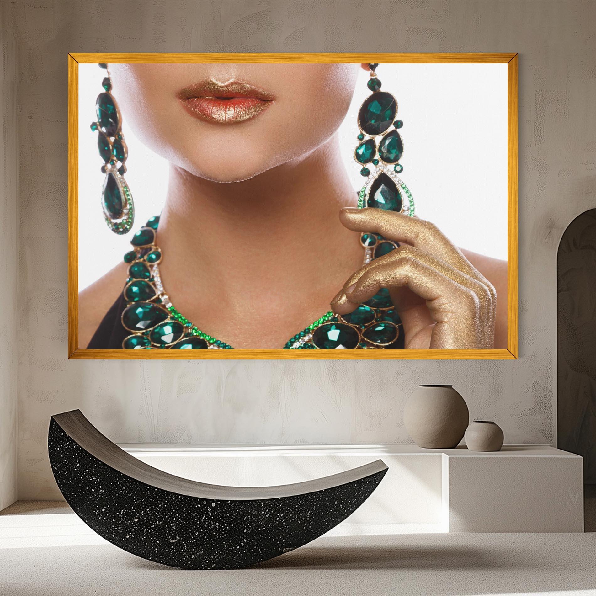 Картина на платно Green Accessory mockup 8