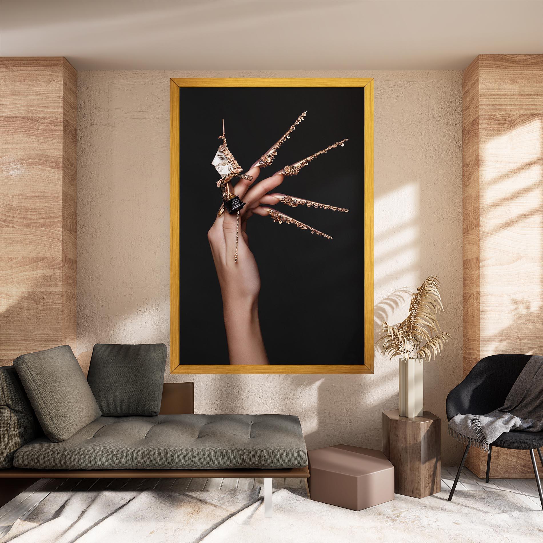 Картина на платно Creative Design Nails mockup 8