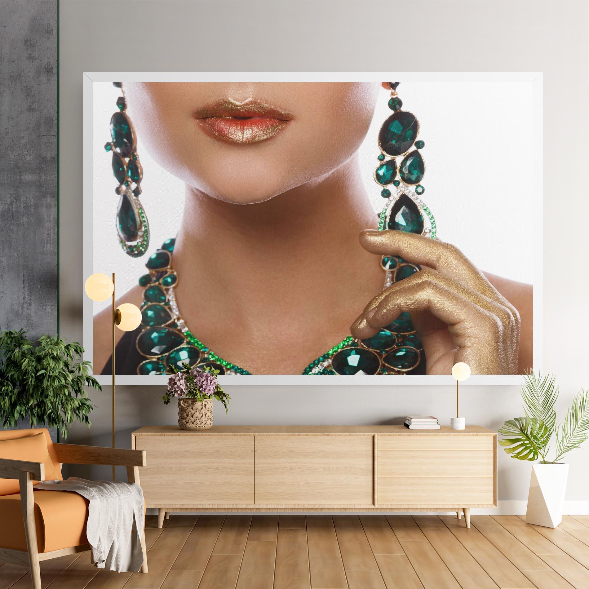 Картина на платно Green Accessory mockup 9