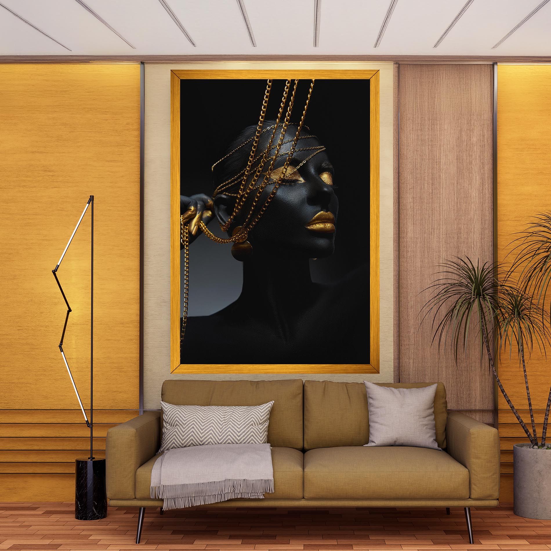 Pretty Gold Chain mockup 9