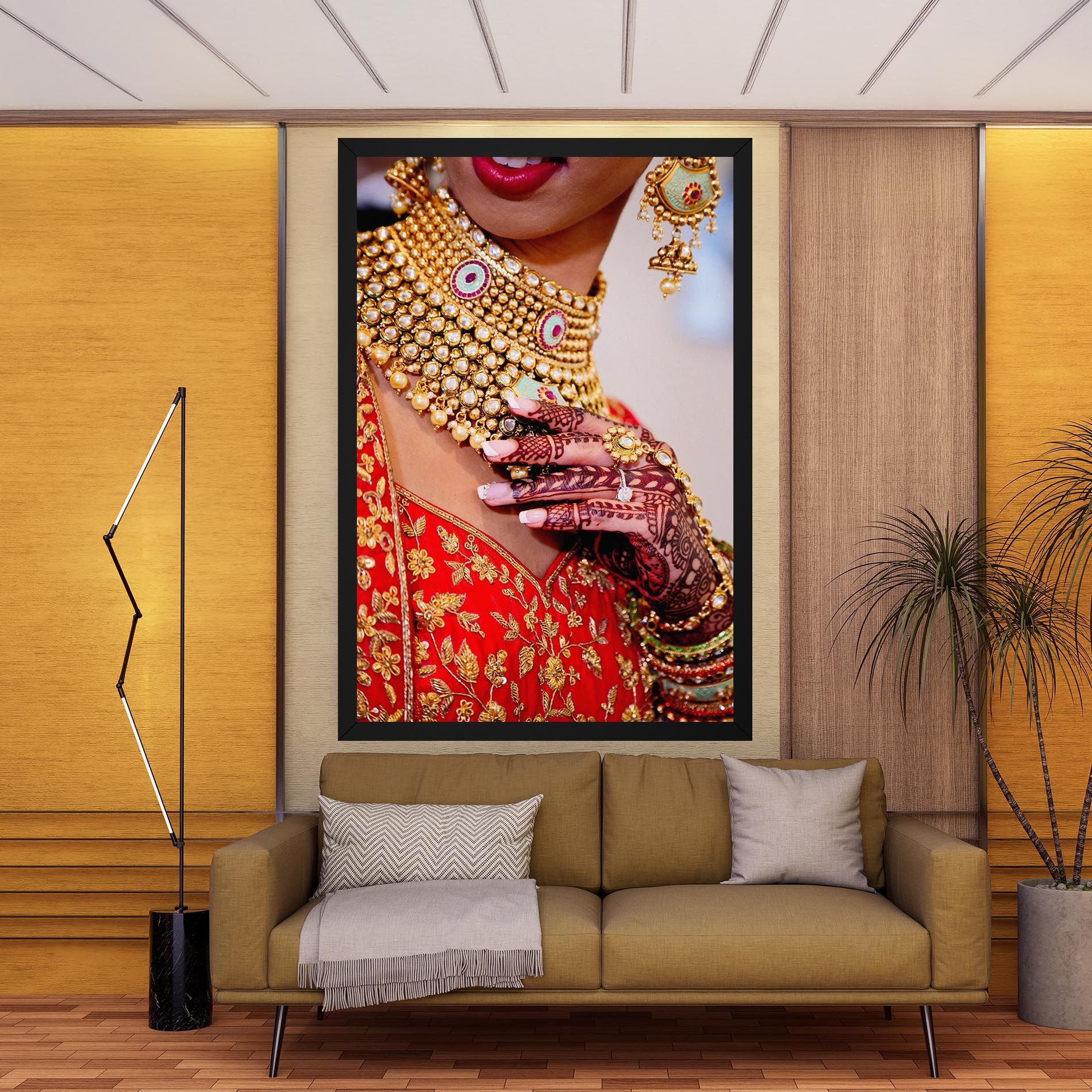 Gold Beautiful Jewelry mockup 9