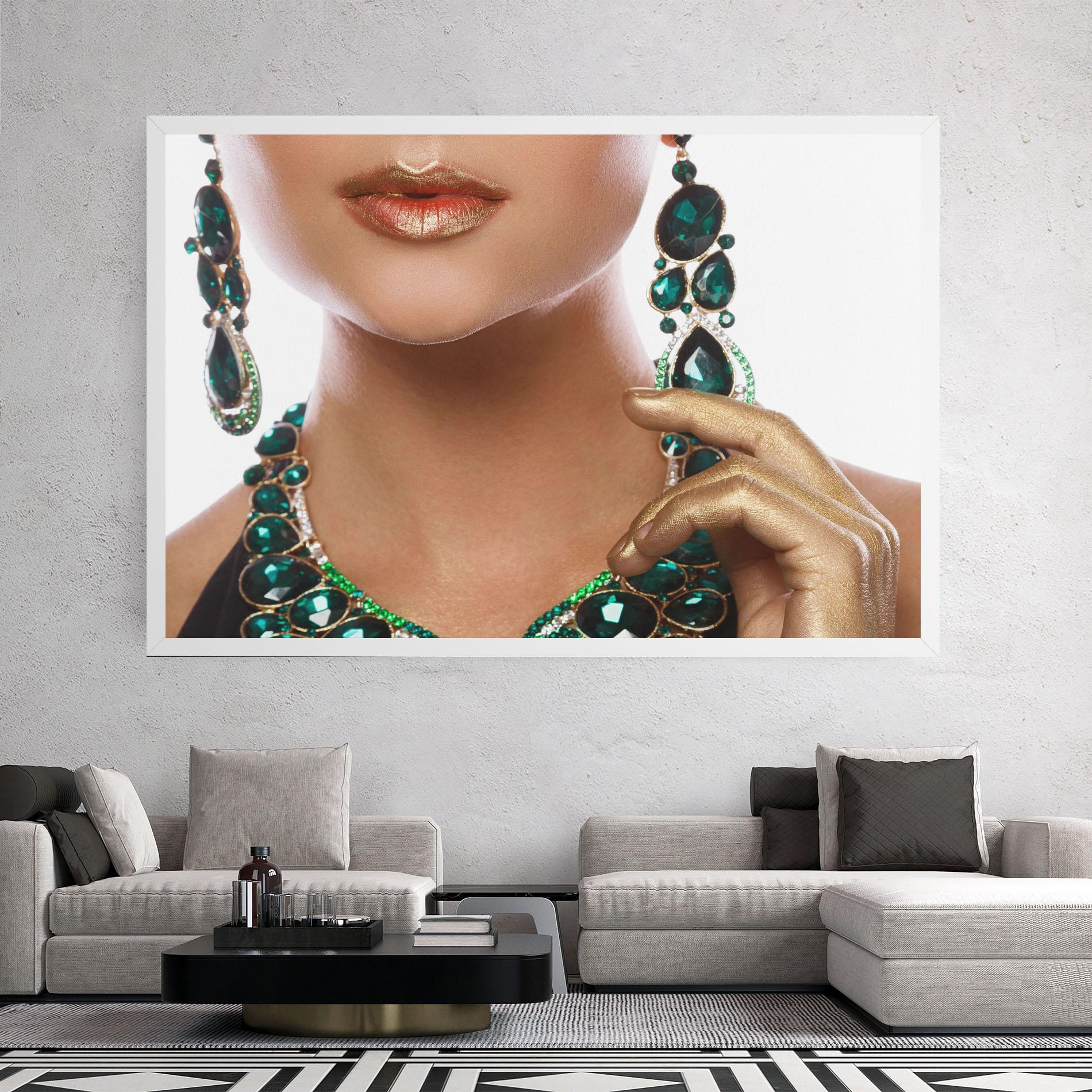 Картина на платно Green Accessory mockup 2