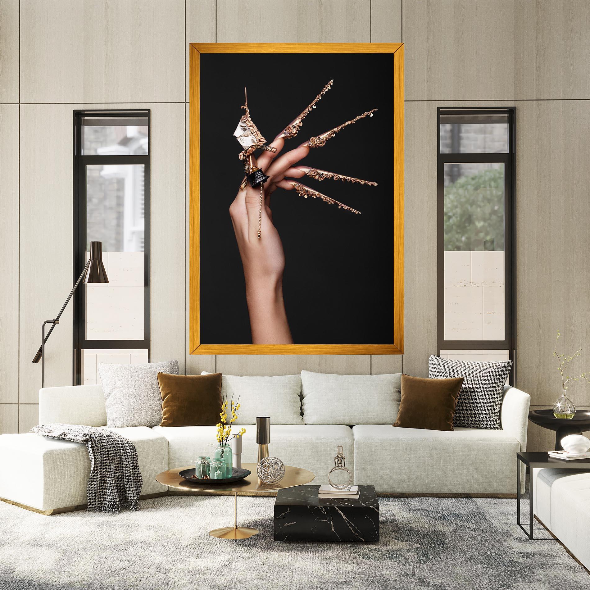 Картина на платно Creative Design Nails mockup 2