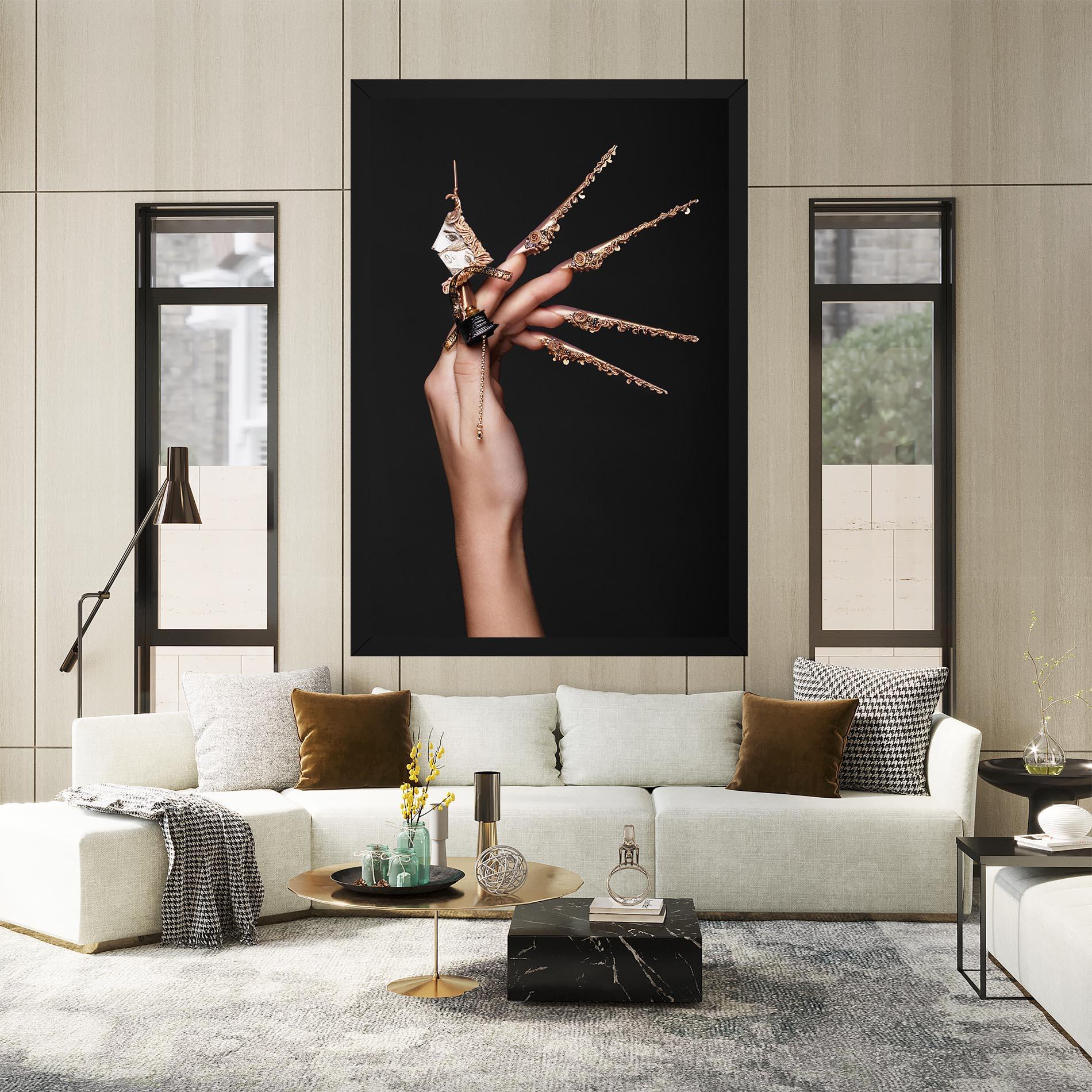 Картина на платно Creative Design Nails mockup 2