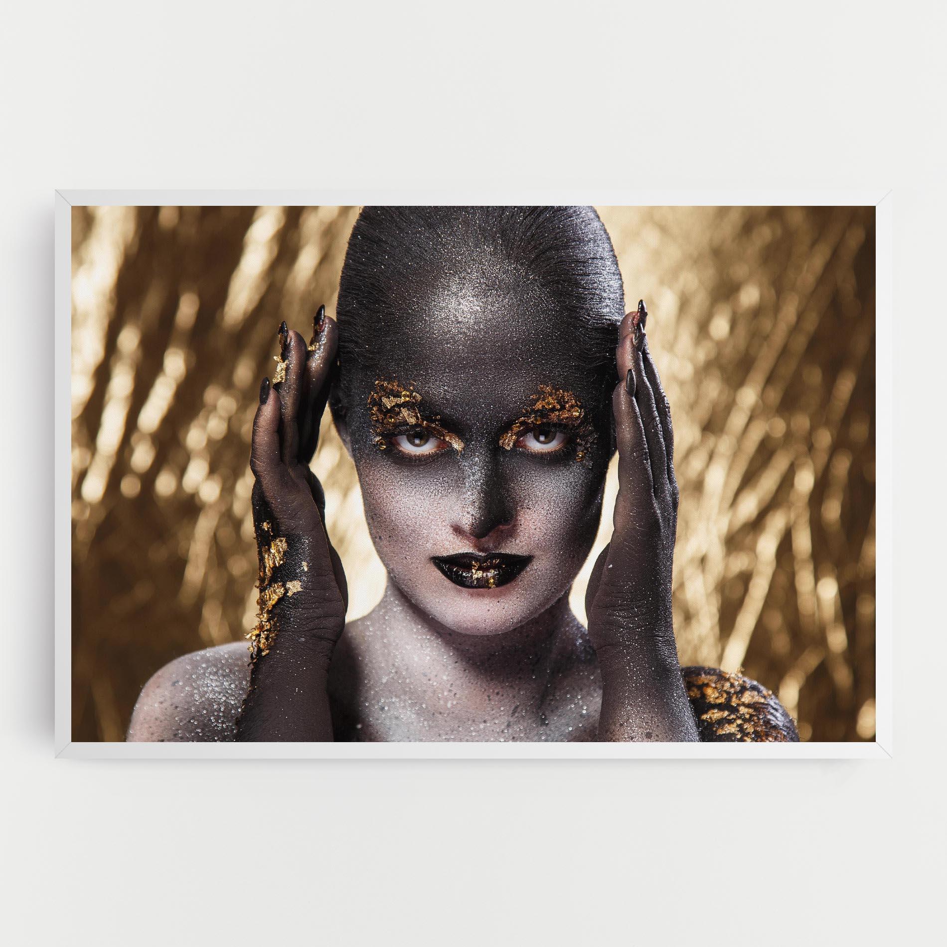 Картина на платно Glitter Artistic Makeup mockup 0