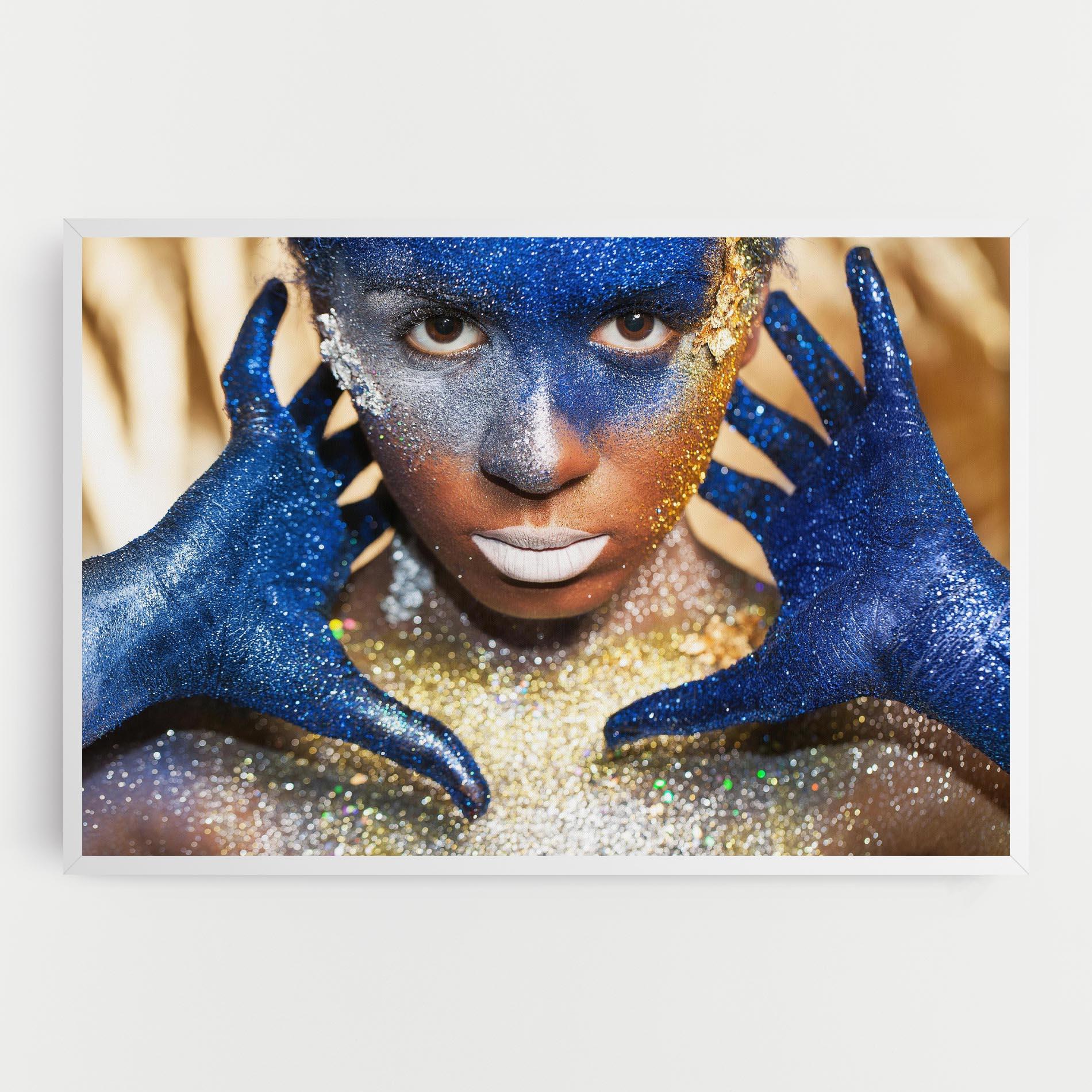 Картина на платно Glue Gold Glitter mockup 0