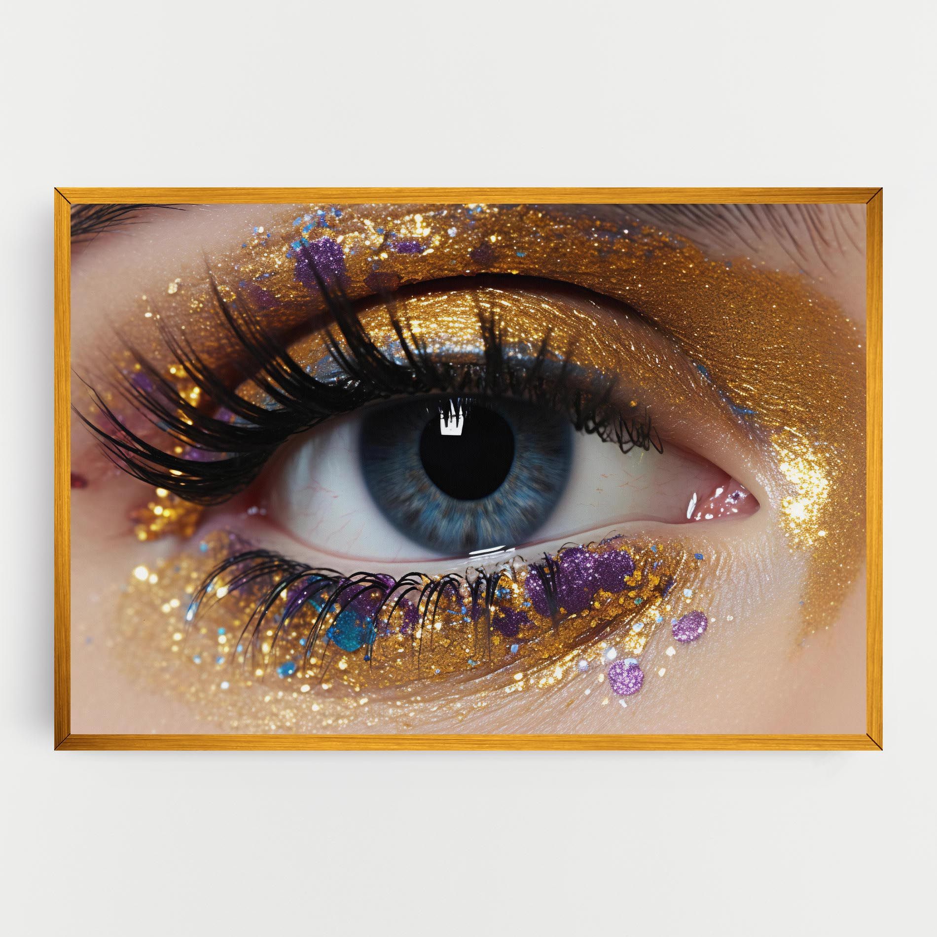 Blue Eye Make Up mockup 0