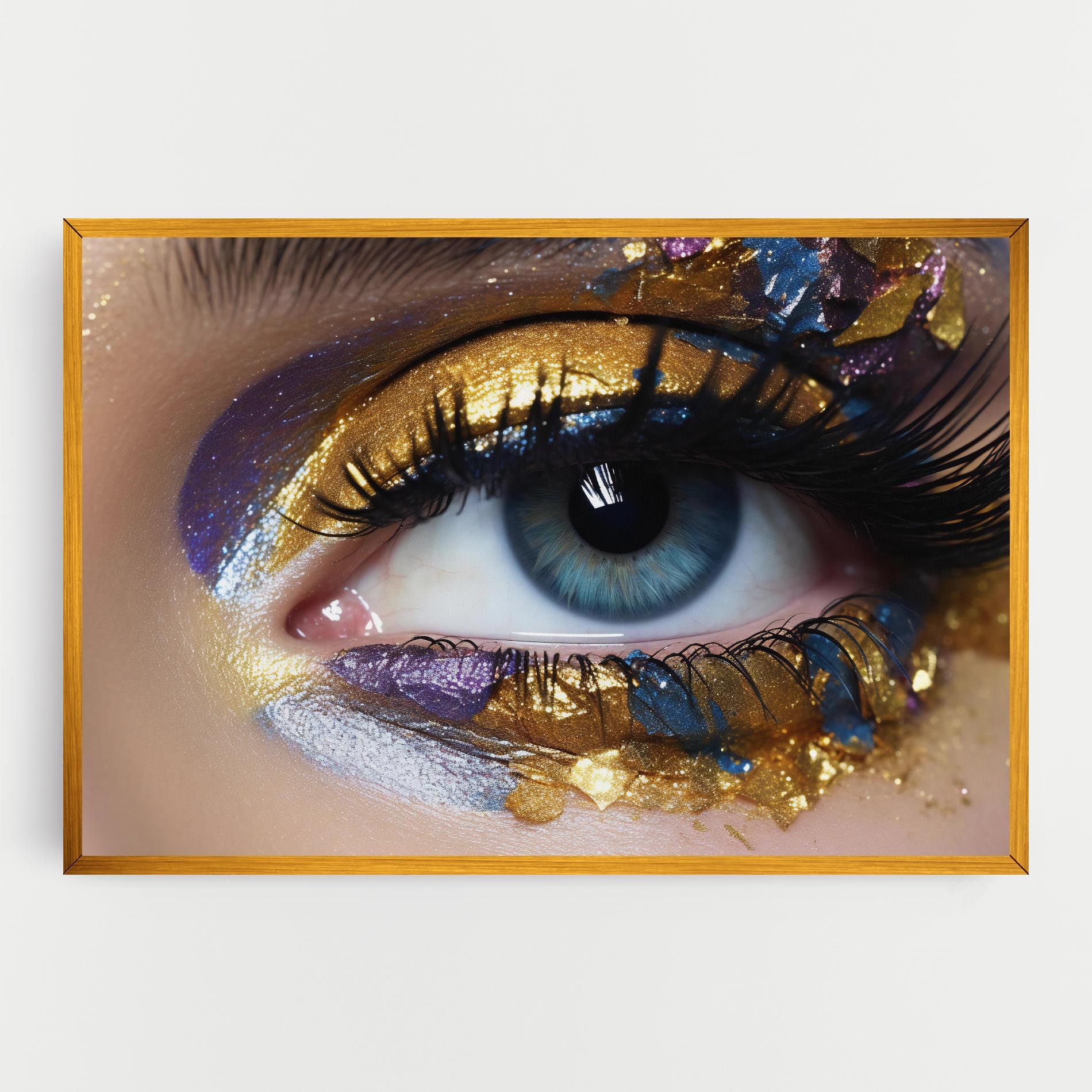 Golden Purple Make Up mockup 0