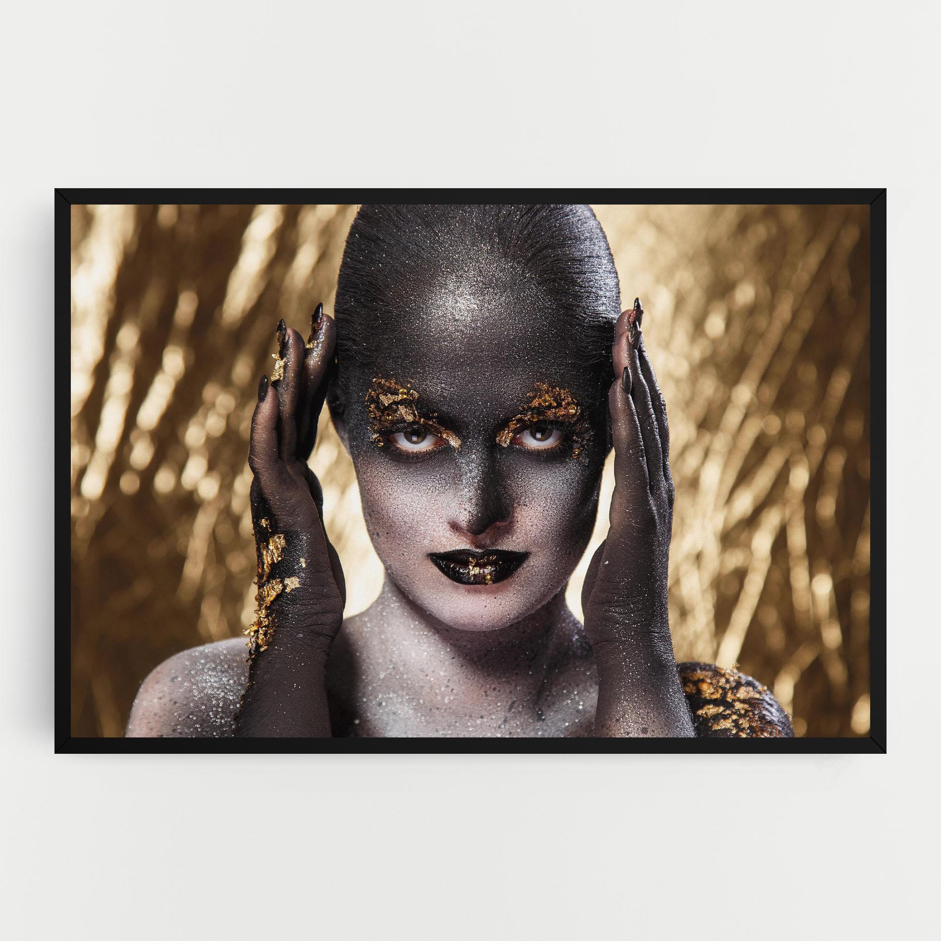 Картина на платно Glitter Artistic Makeup mockup 0