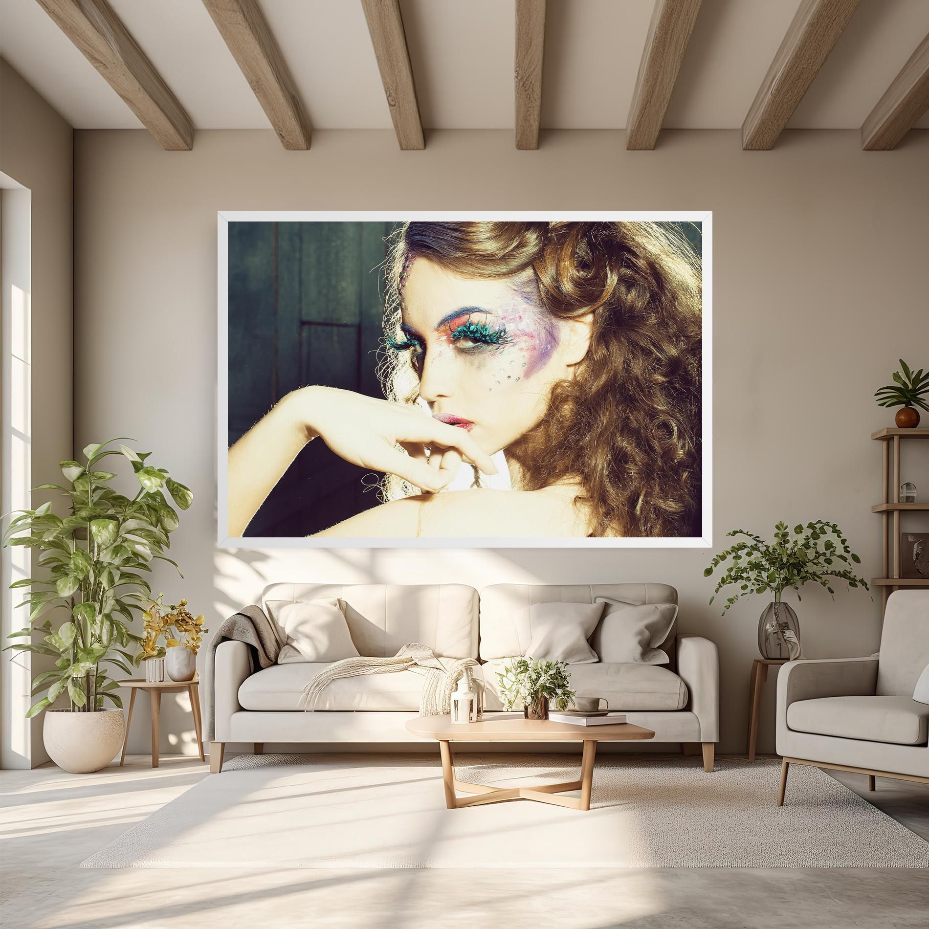 False Feather Eyelashes mockup 6