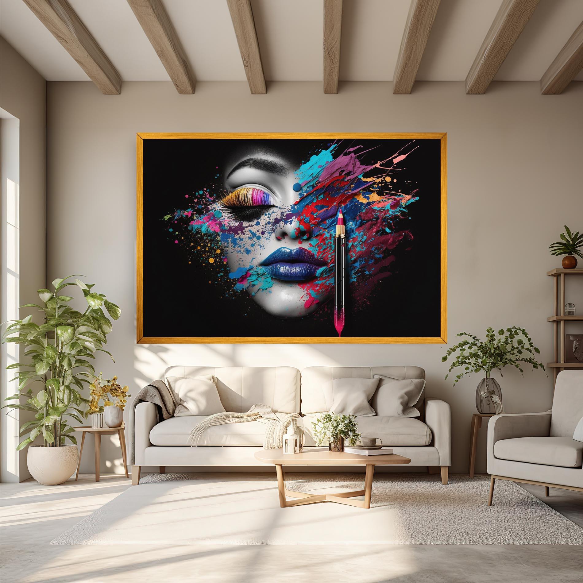 Картина на платно Cosmetology Concept mockup 6