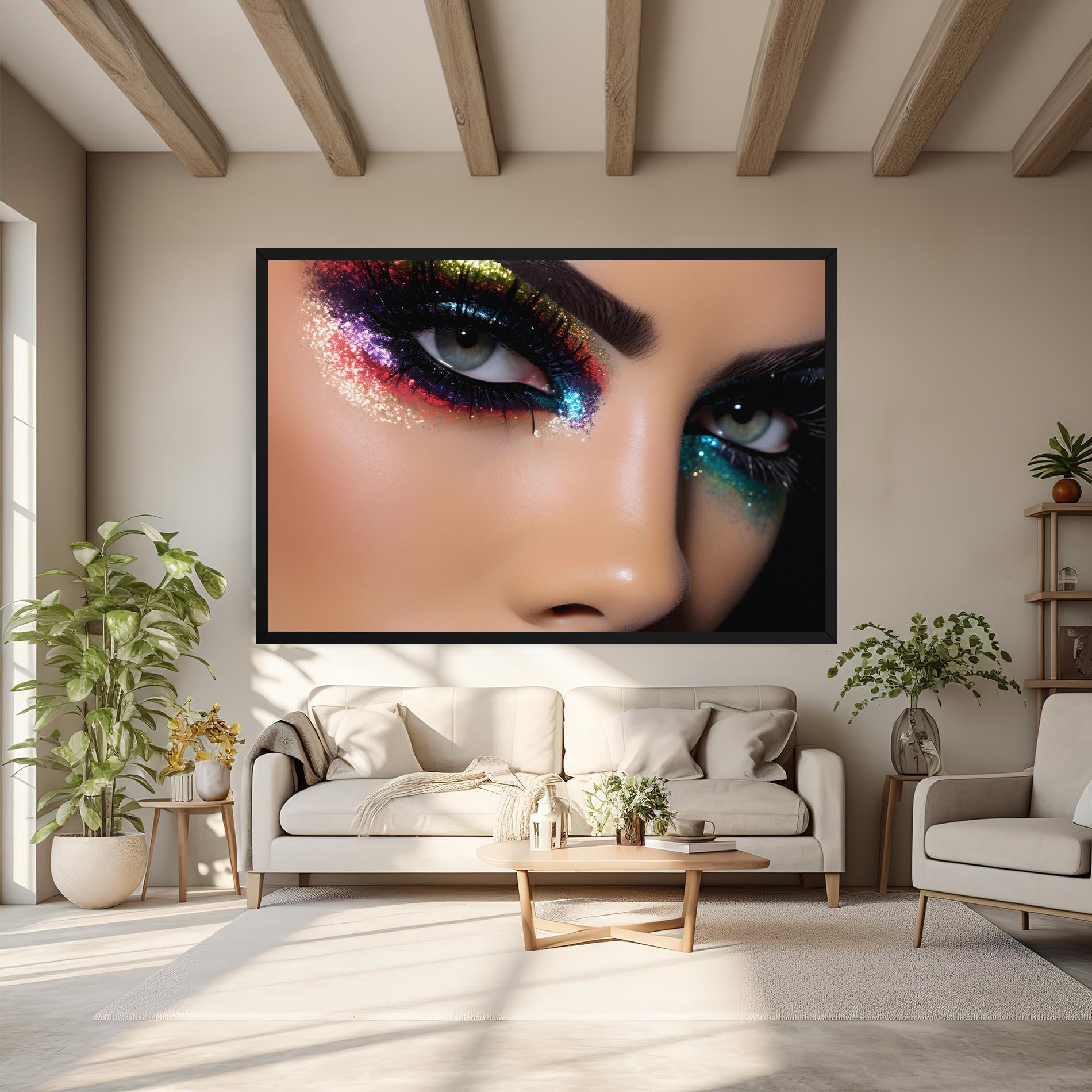 Картина на платно Feminine Makeup Model mockup 6