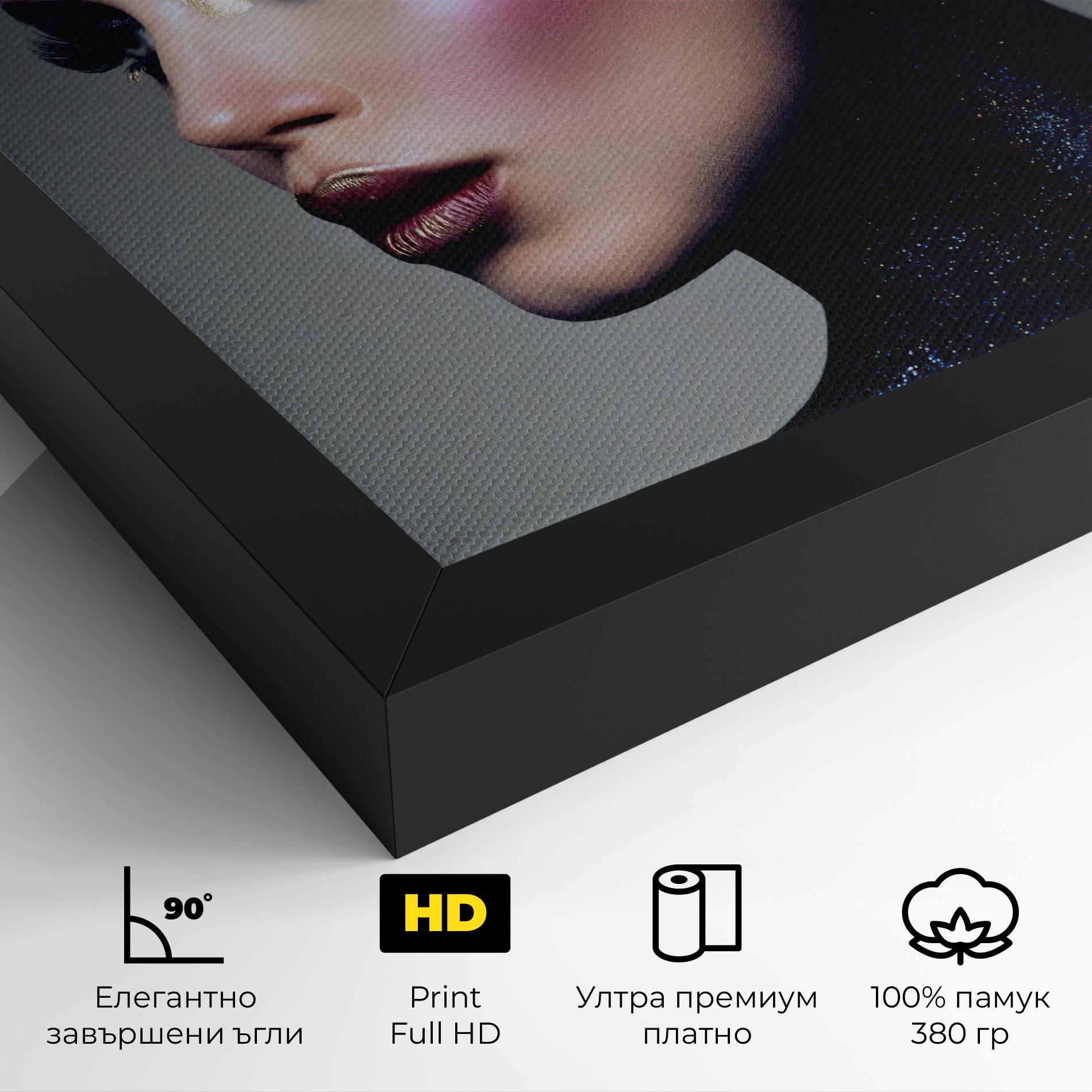 Картина на платно Galaxy Neck mockup 4