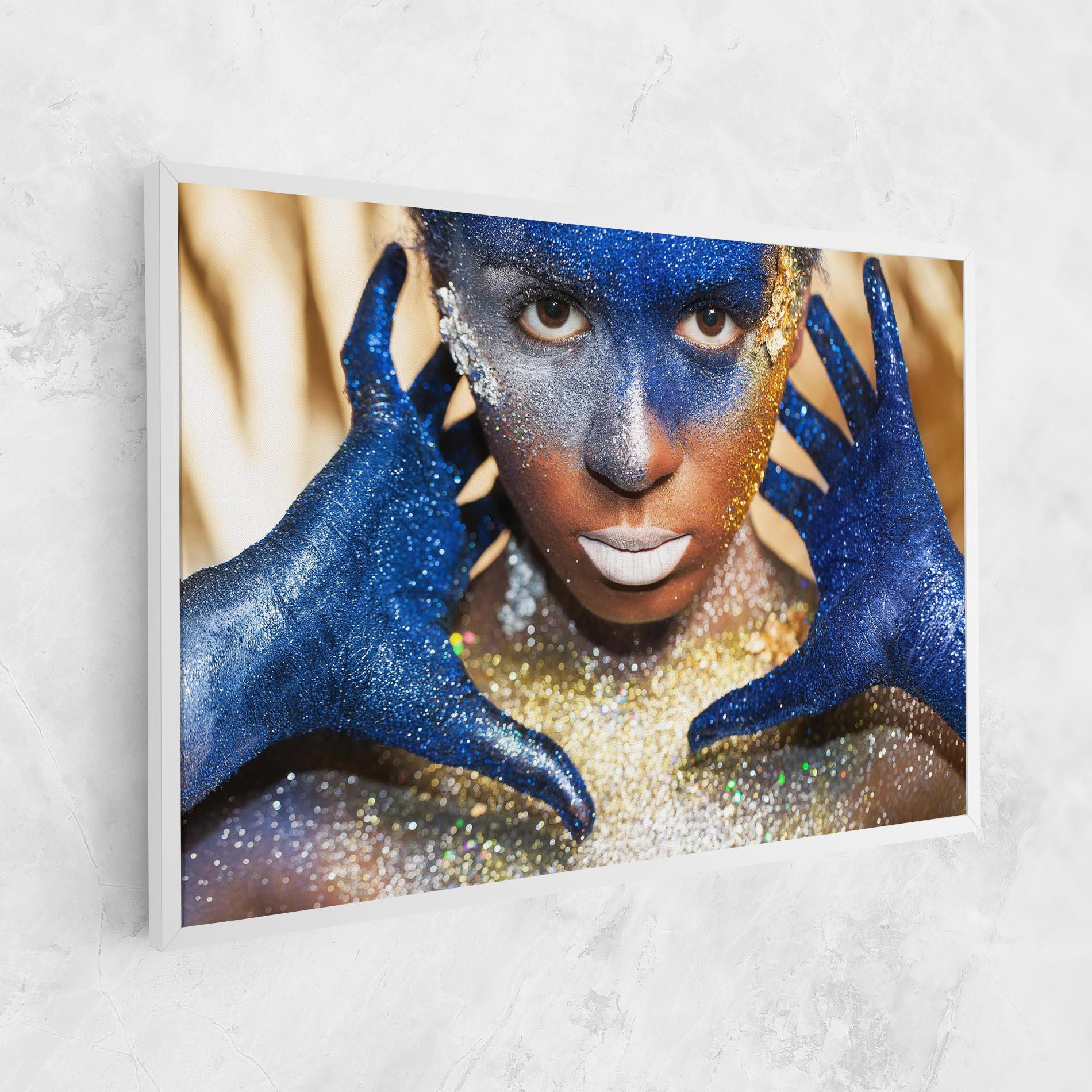 Картина на платно Glue Gold Glitter mockup 1