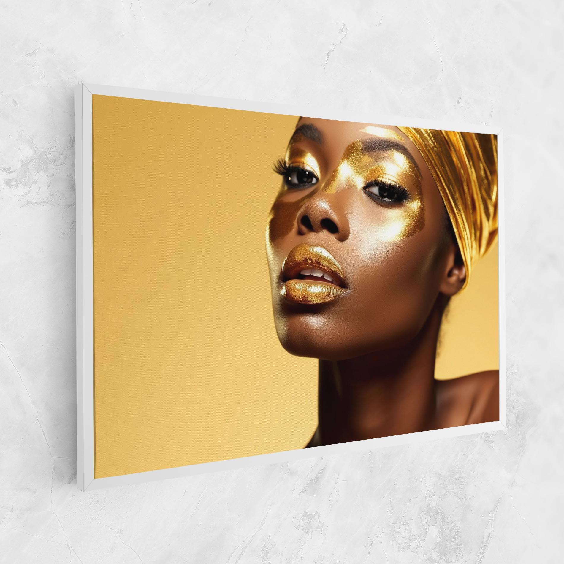 Картина на платно Gold Headdress mockup 1