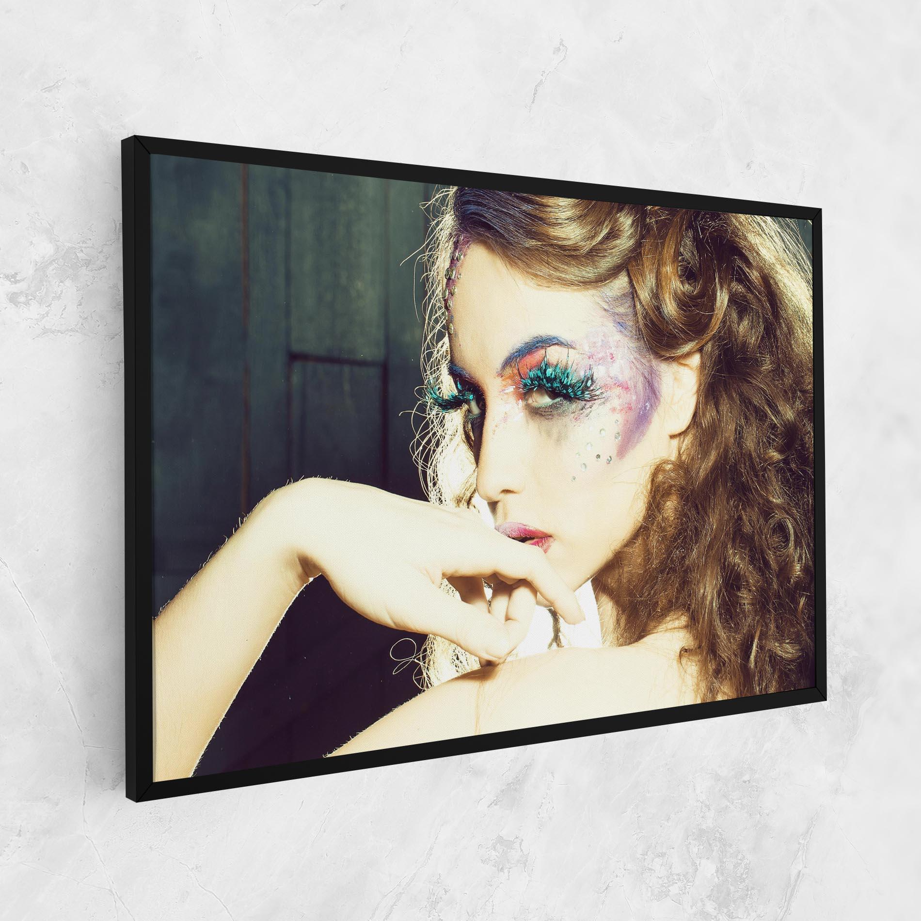 Картина на платно False Feather Eyelashes mockup 1