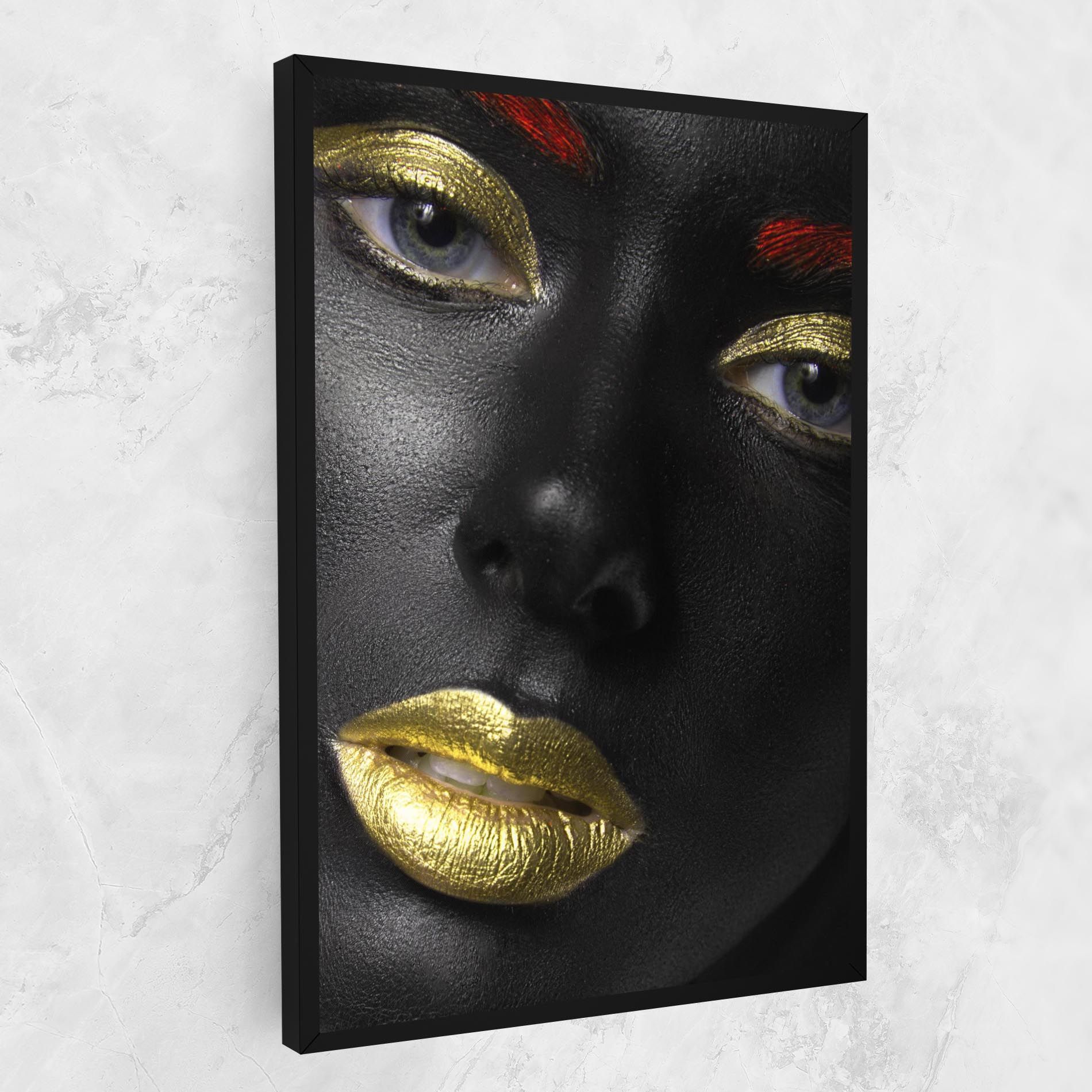 Gold Make Up And Lips mockup 1