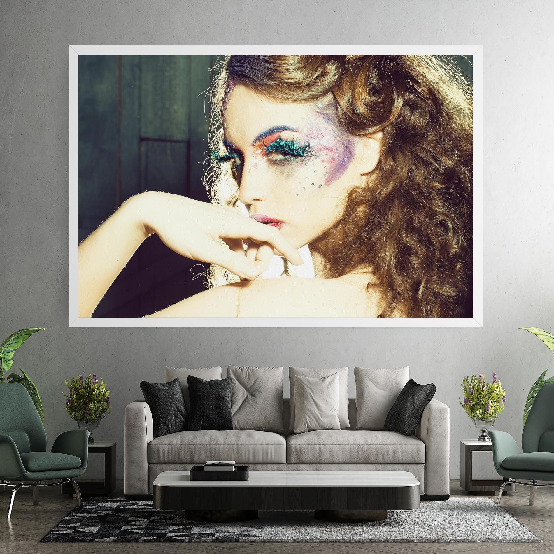 False Feather Eyelashes mockup 7