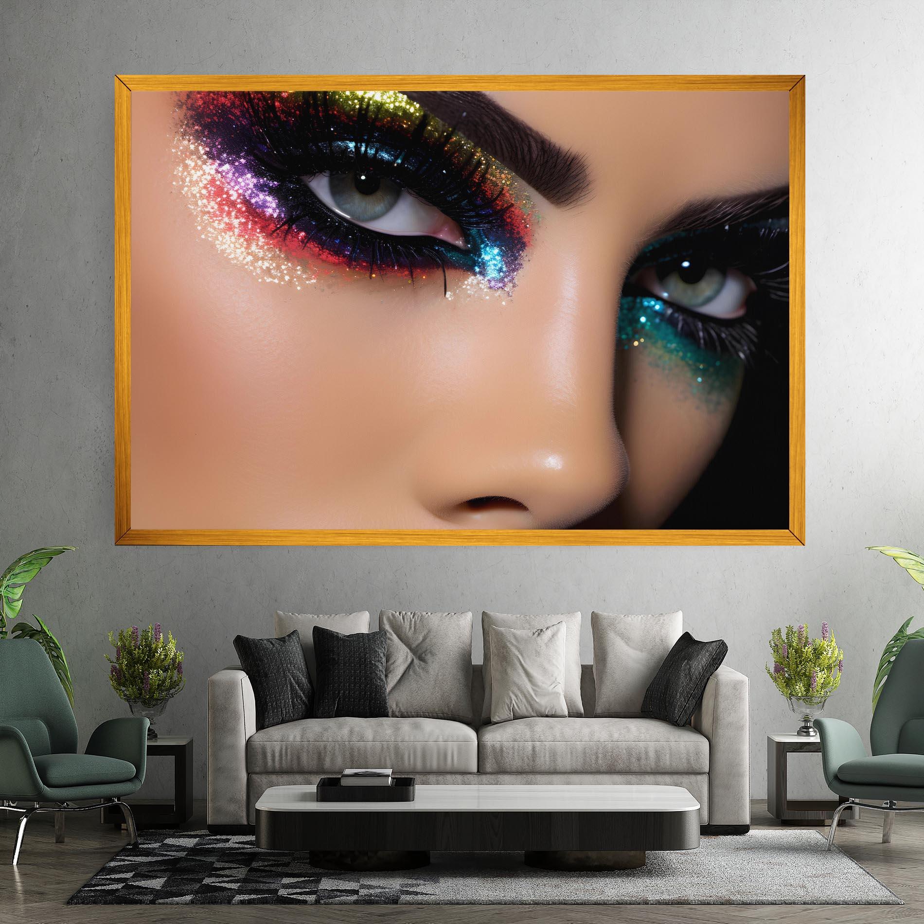 Картина на платно Feminine Makeup Model mockup 7