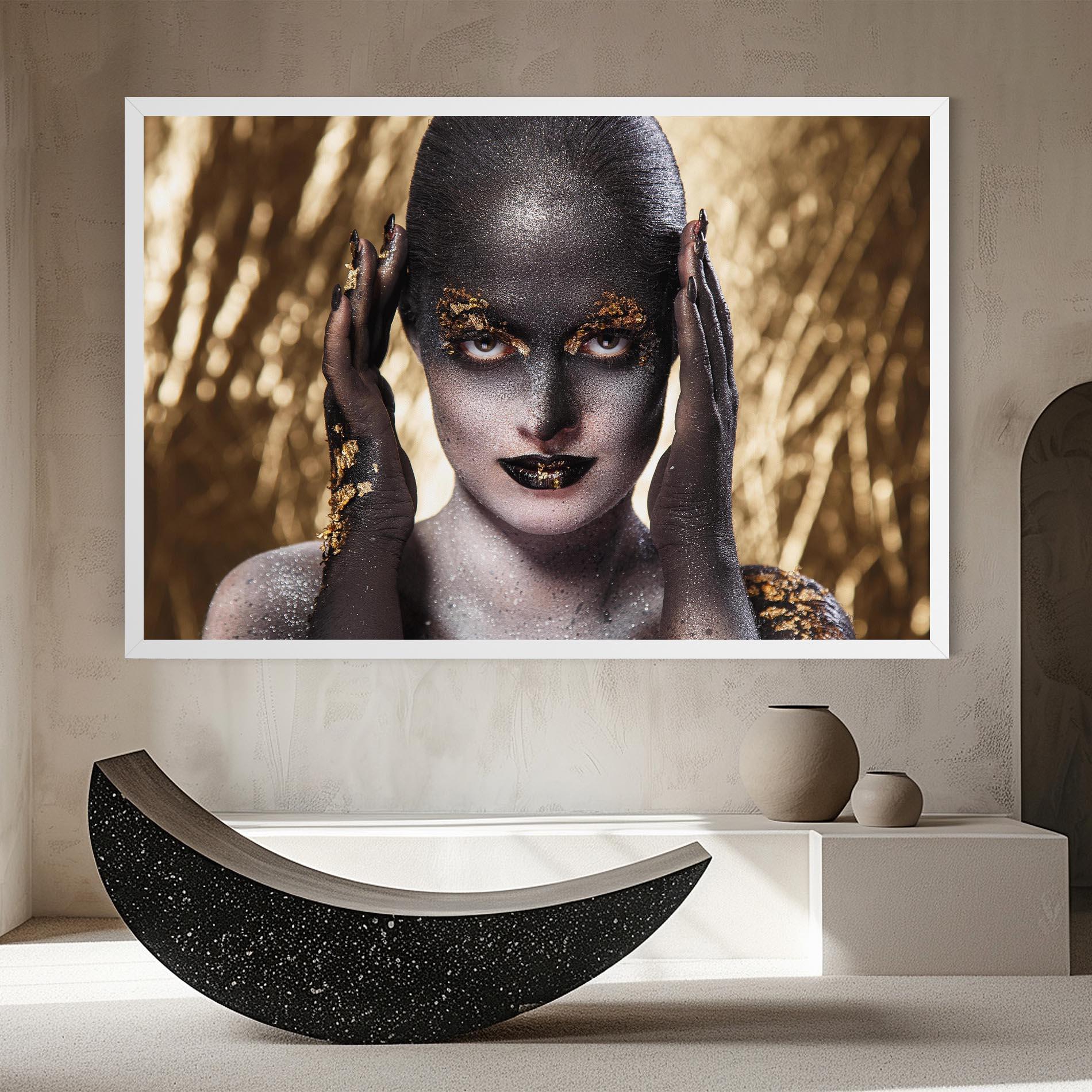 Картина на платно Glitter Artistic Makeup mockup 8