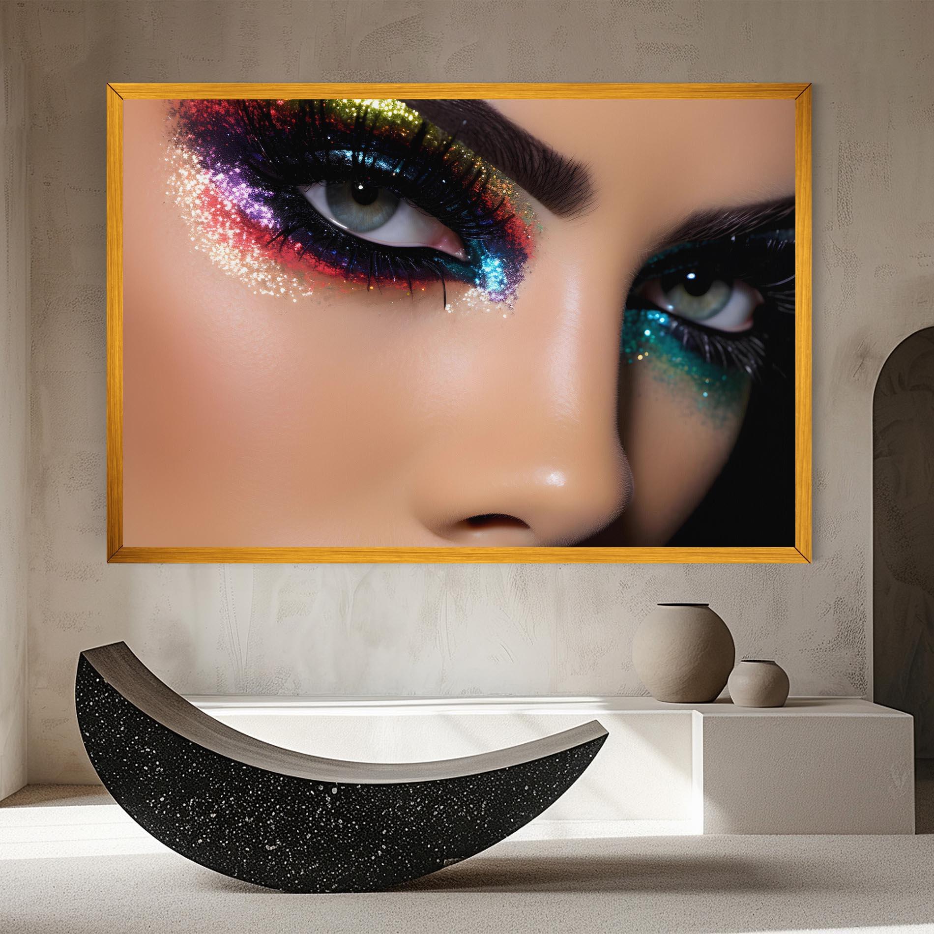 Картина на платно Feminine Makeup Model mockup 8