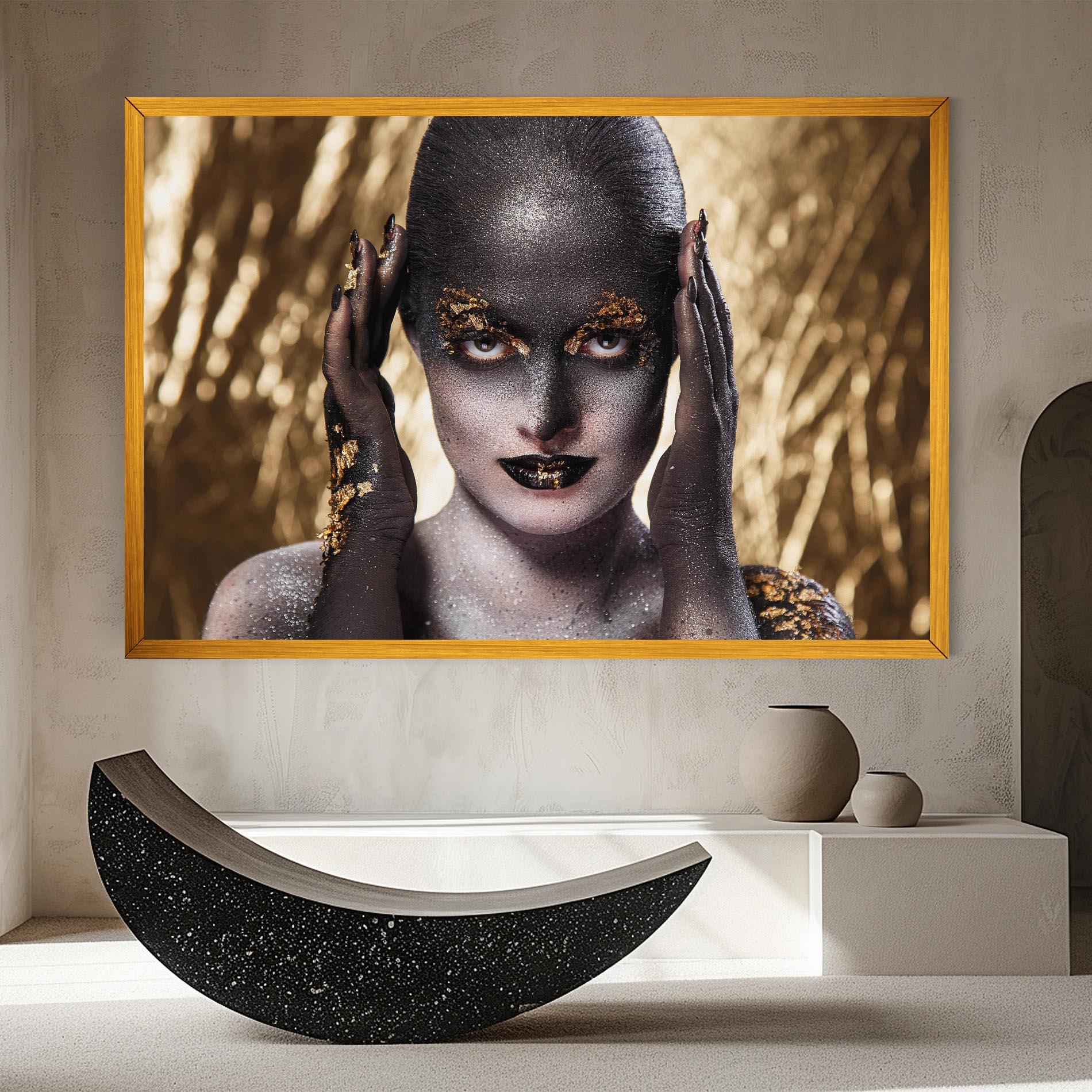 Картина на платно Glitter Artistic Makeup mockup 8