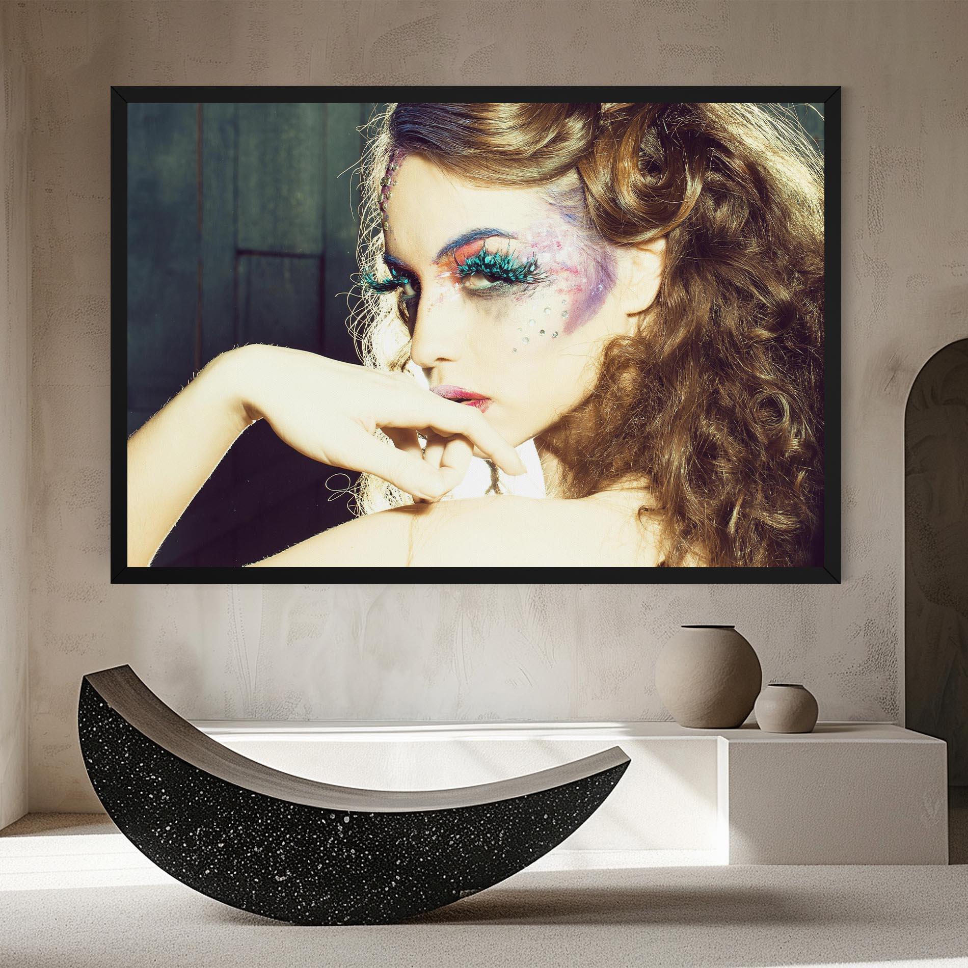 Картина на платно False Feather Eyelashes mockup 8