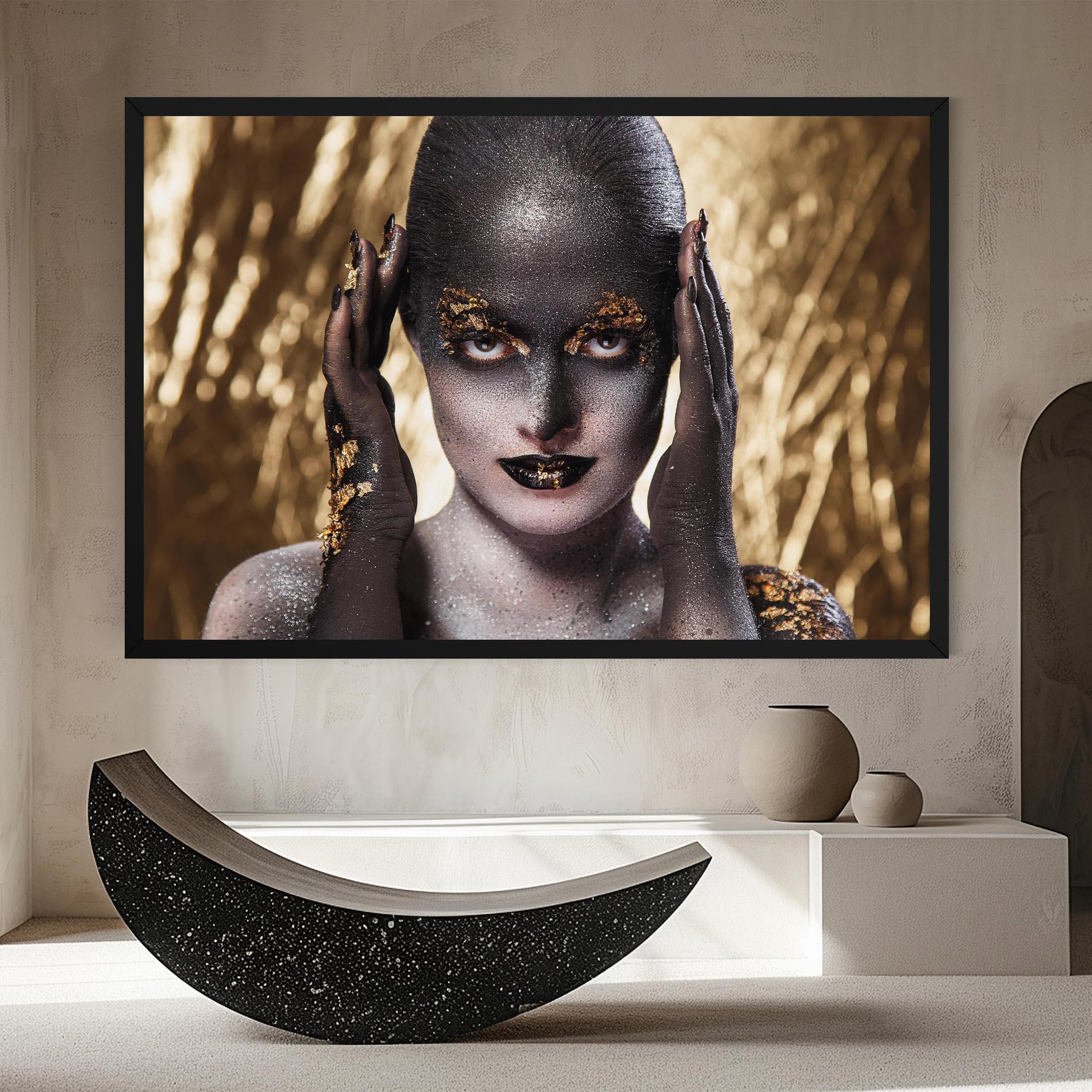 Картина на платно Glitter Artistic Makeup mockup 8