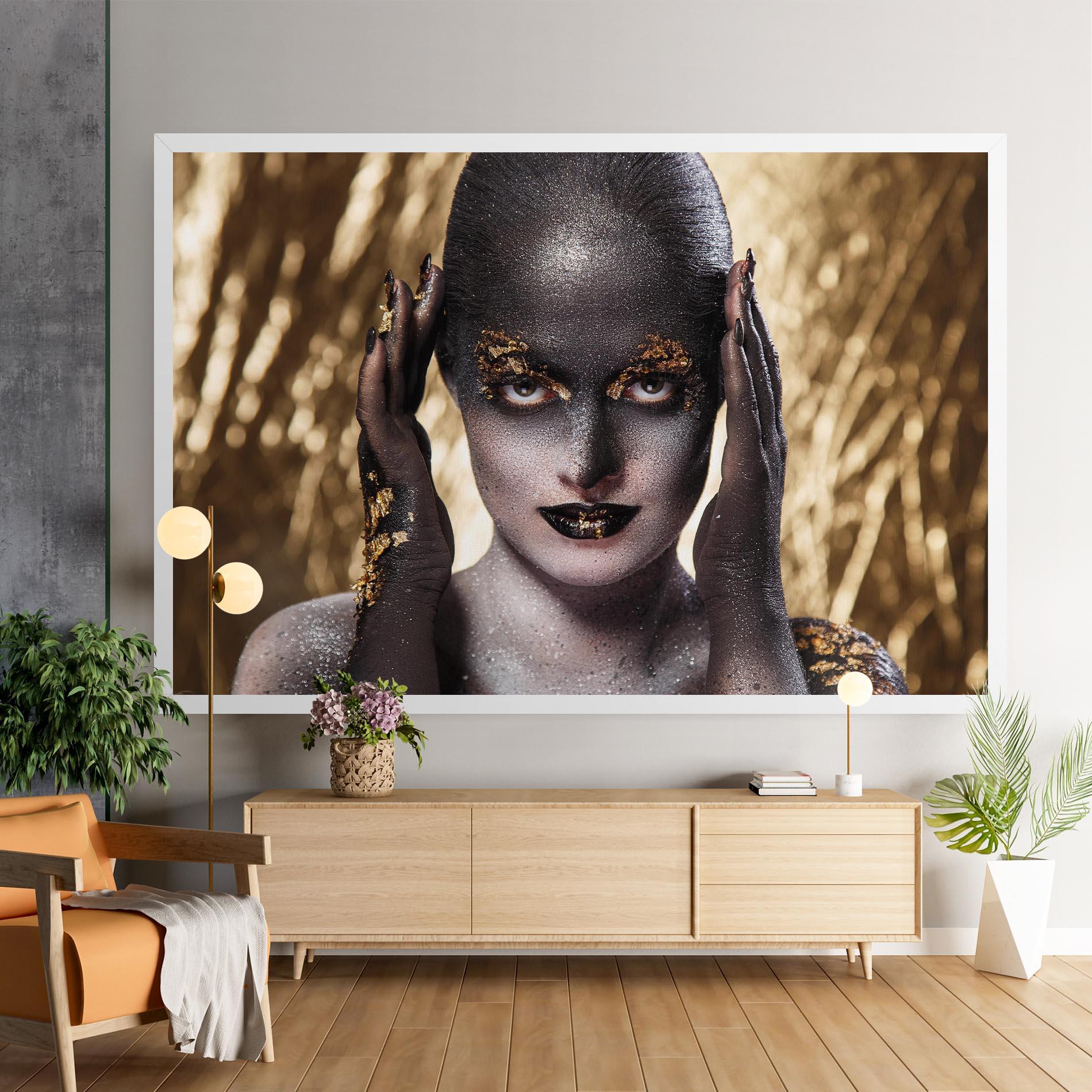 Картина на платно Glitter Artistic Makeup mockup 9