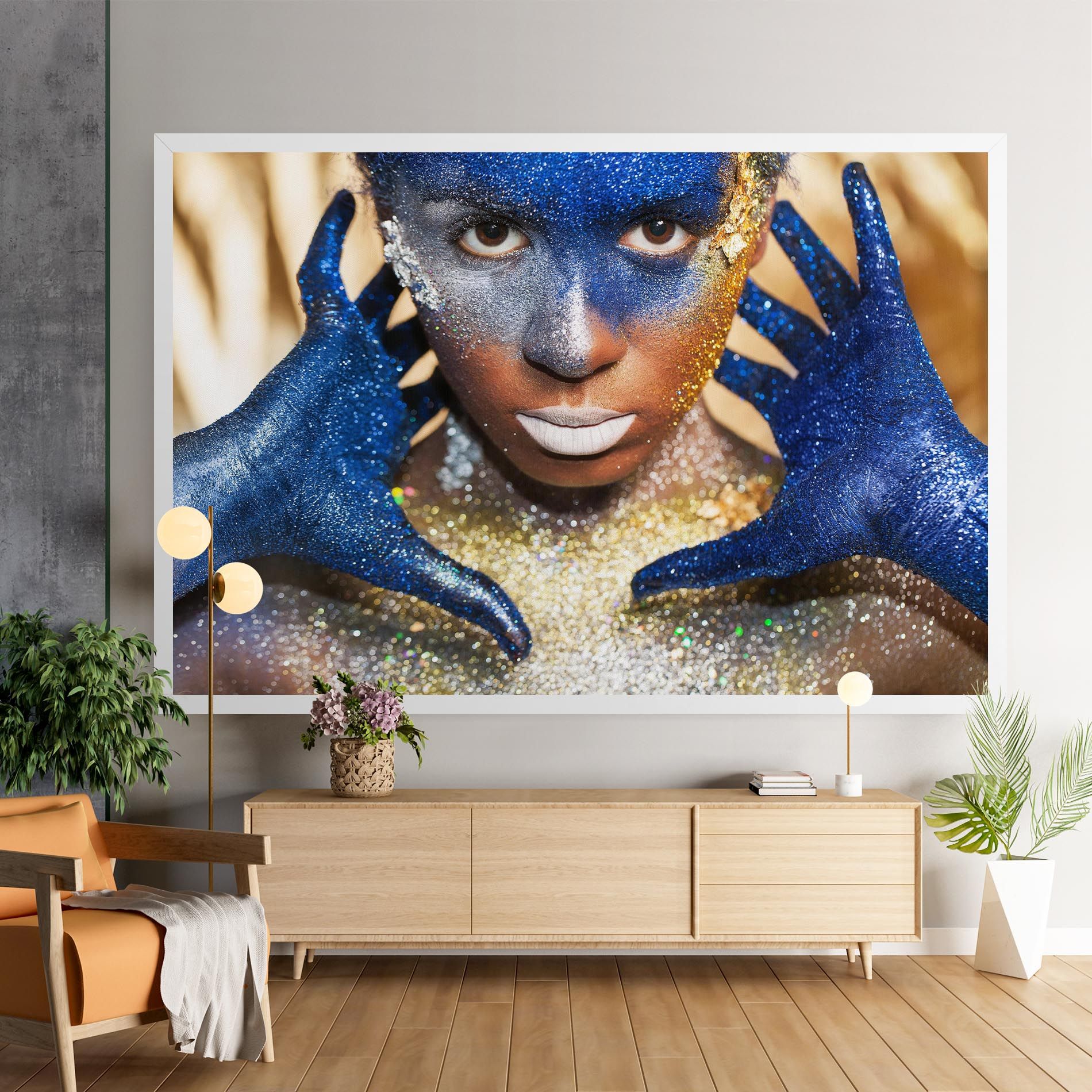 Glue Gold Glitter mockup 9