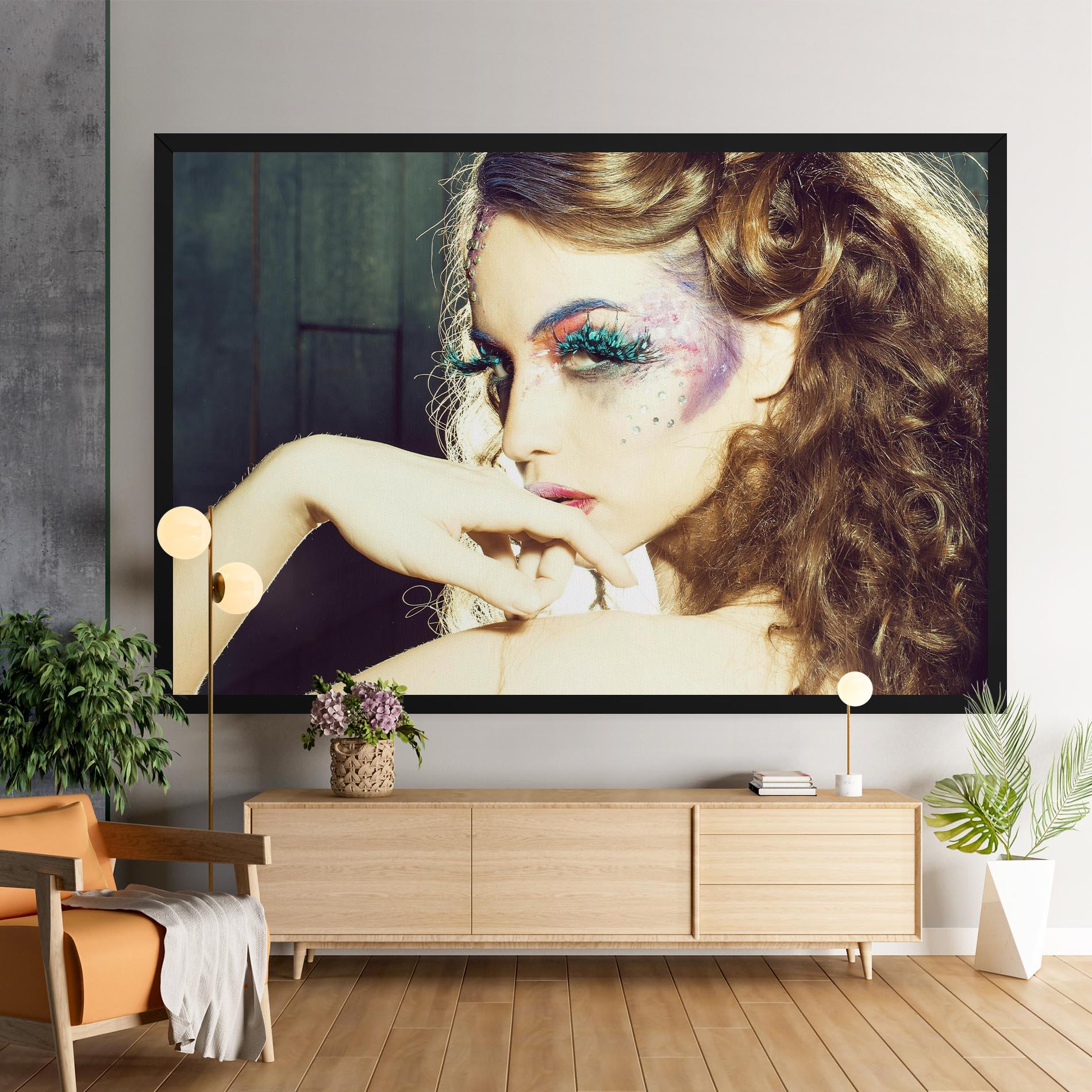 Картина на платно False Feather Eyelashes mockup 9