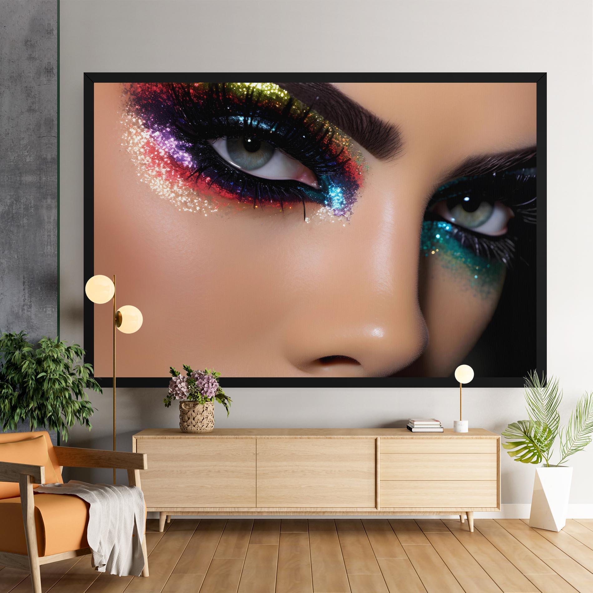 Картина на платно Feminine Makeup Model mockup 9