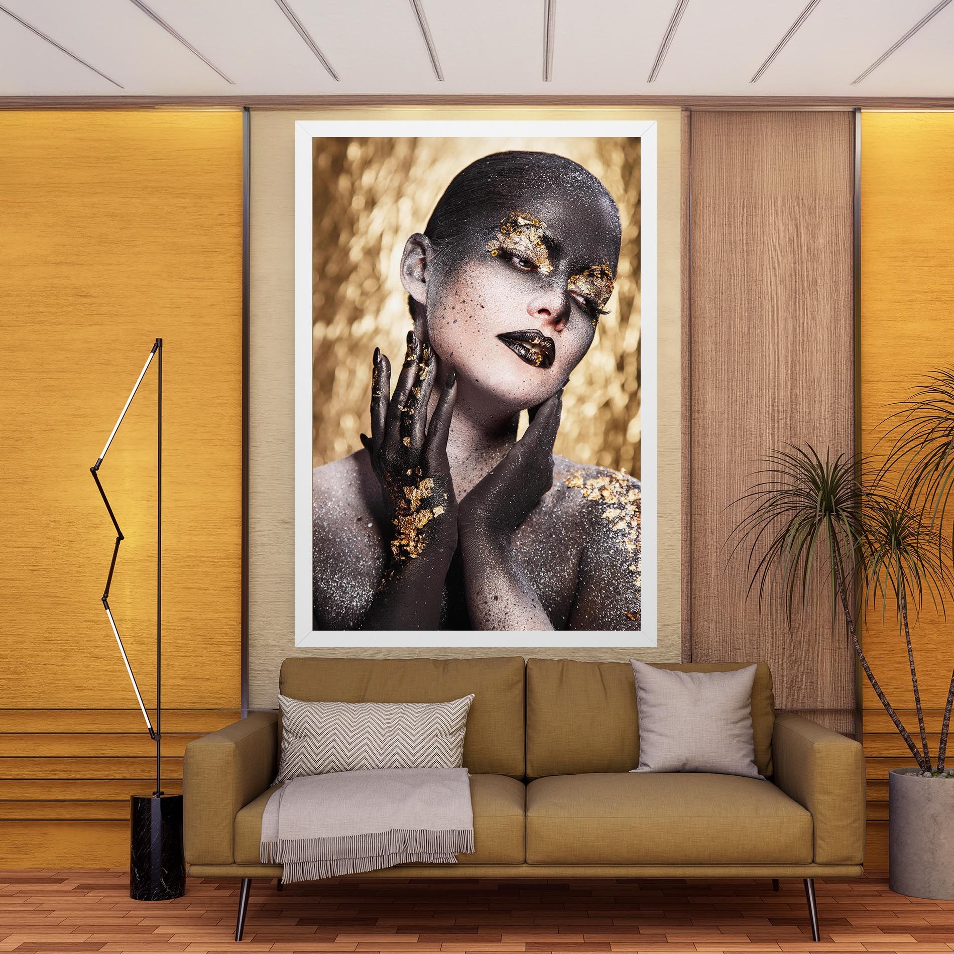 Artistic Glitter Makeup mockup 9