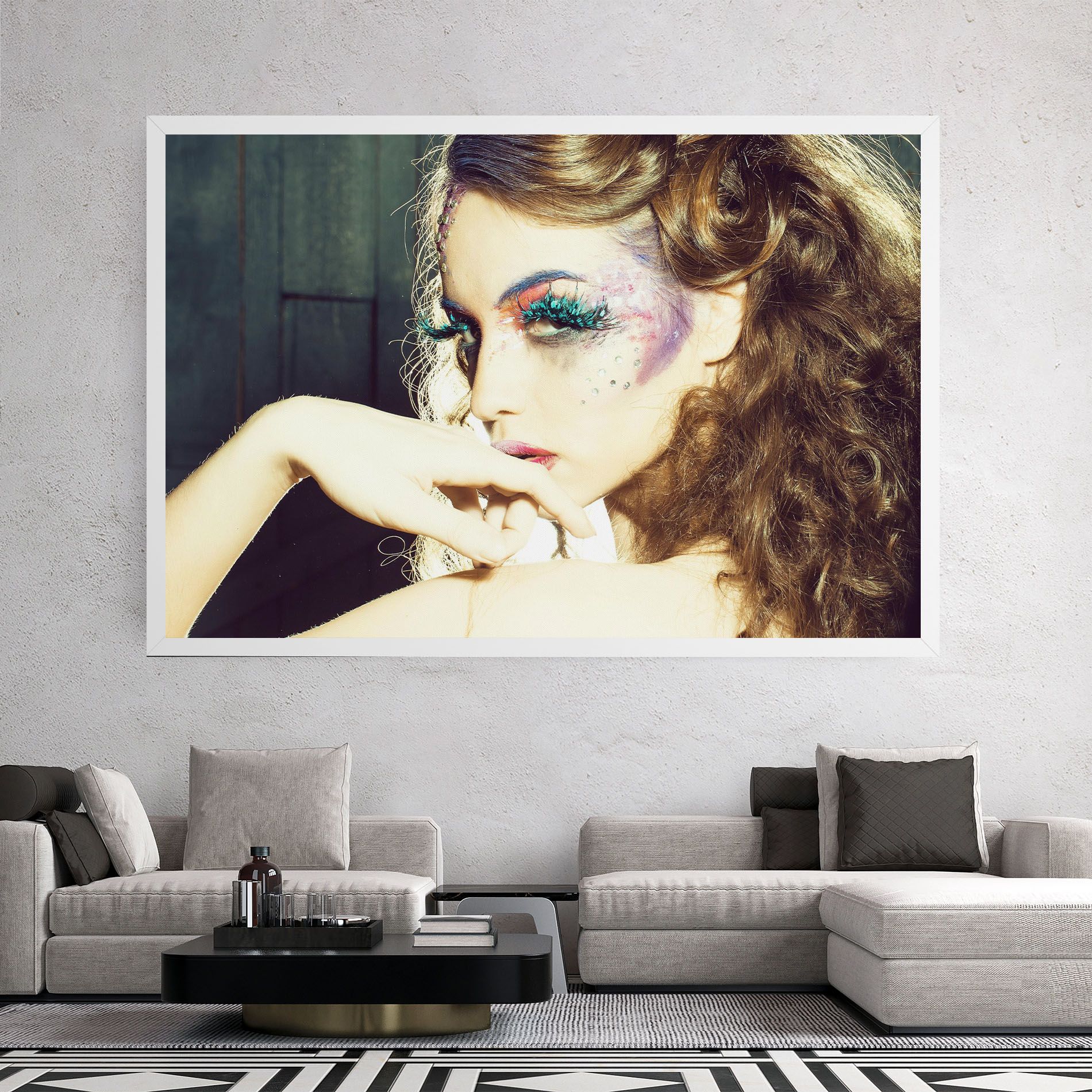 False Feather Eyelashes mockup 2