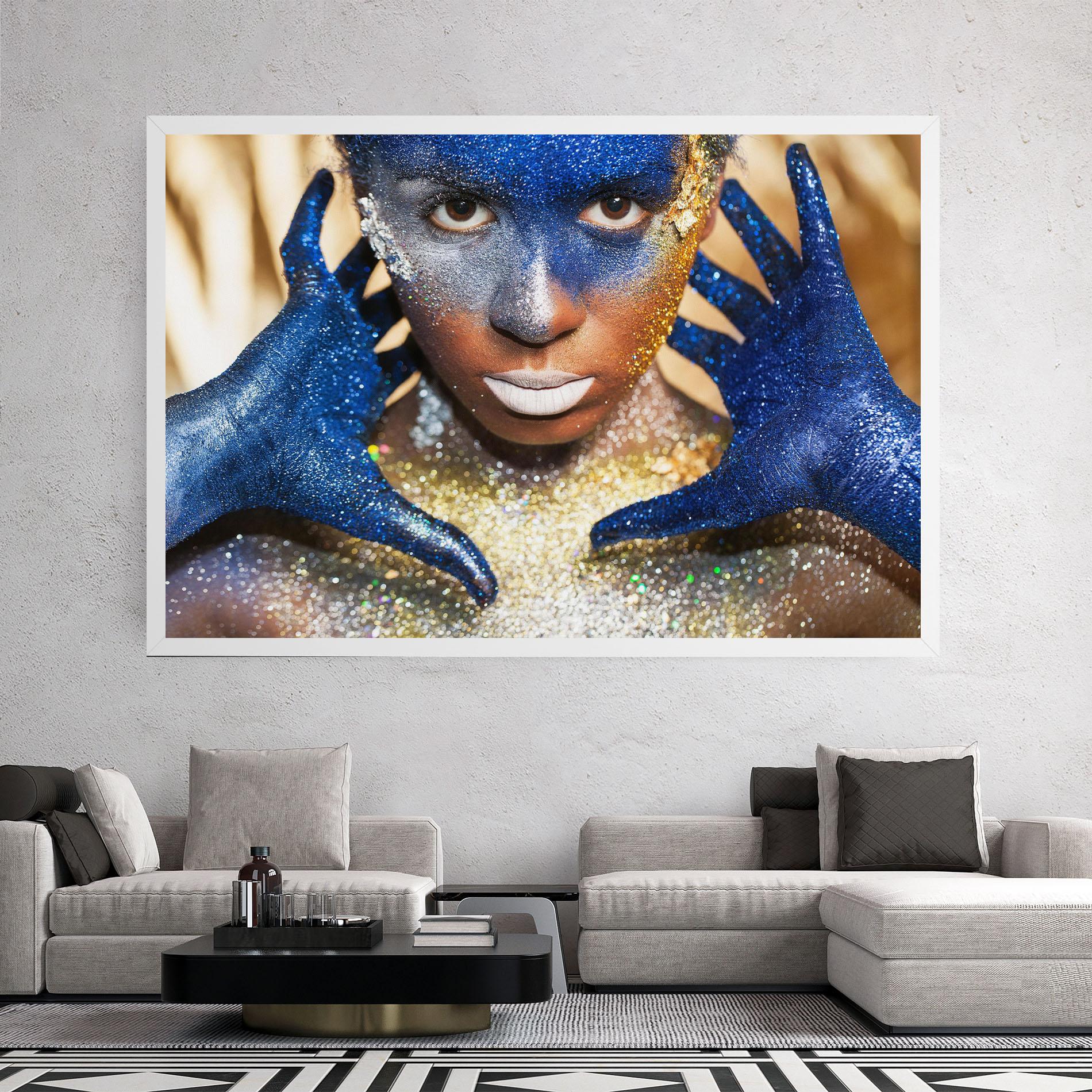 Картина на платно Glue Gold Glitter mockup 2