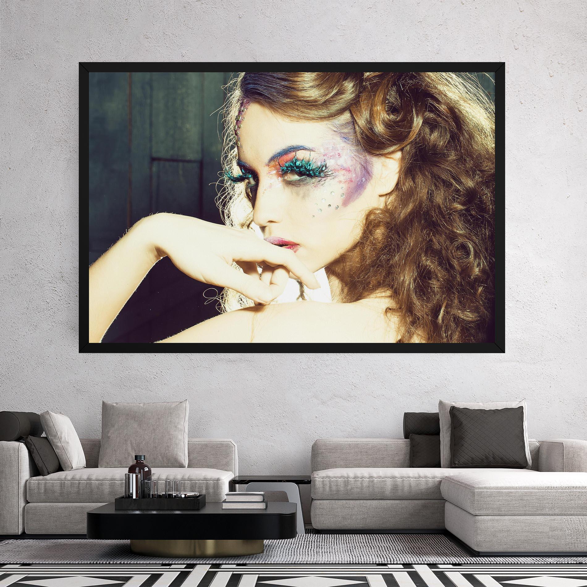 Картина на платно False Feather Eyelashes mockup 2